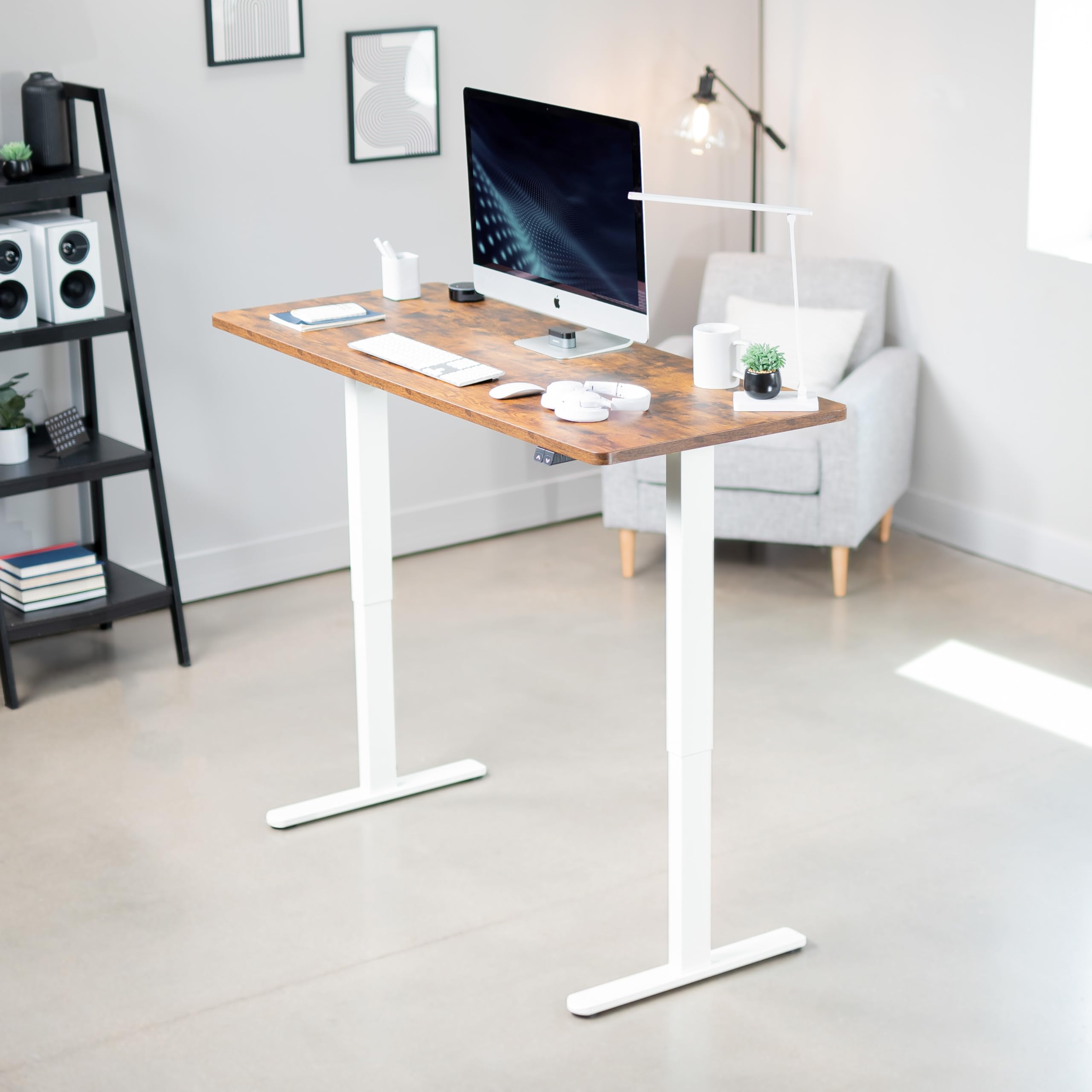 VIVO 60-inch Electric Height Adjustable Standing Desk - 60