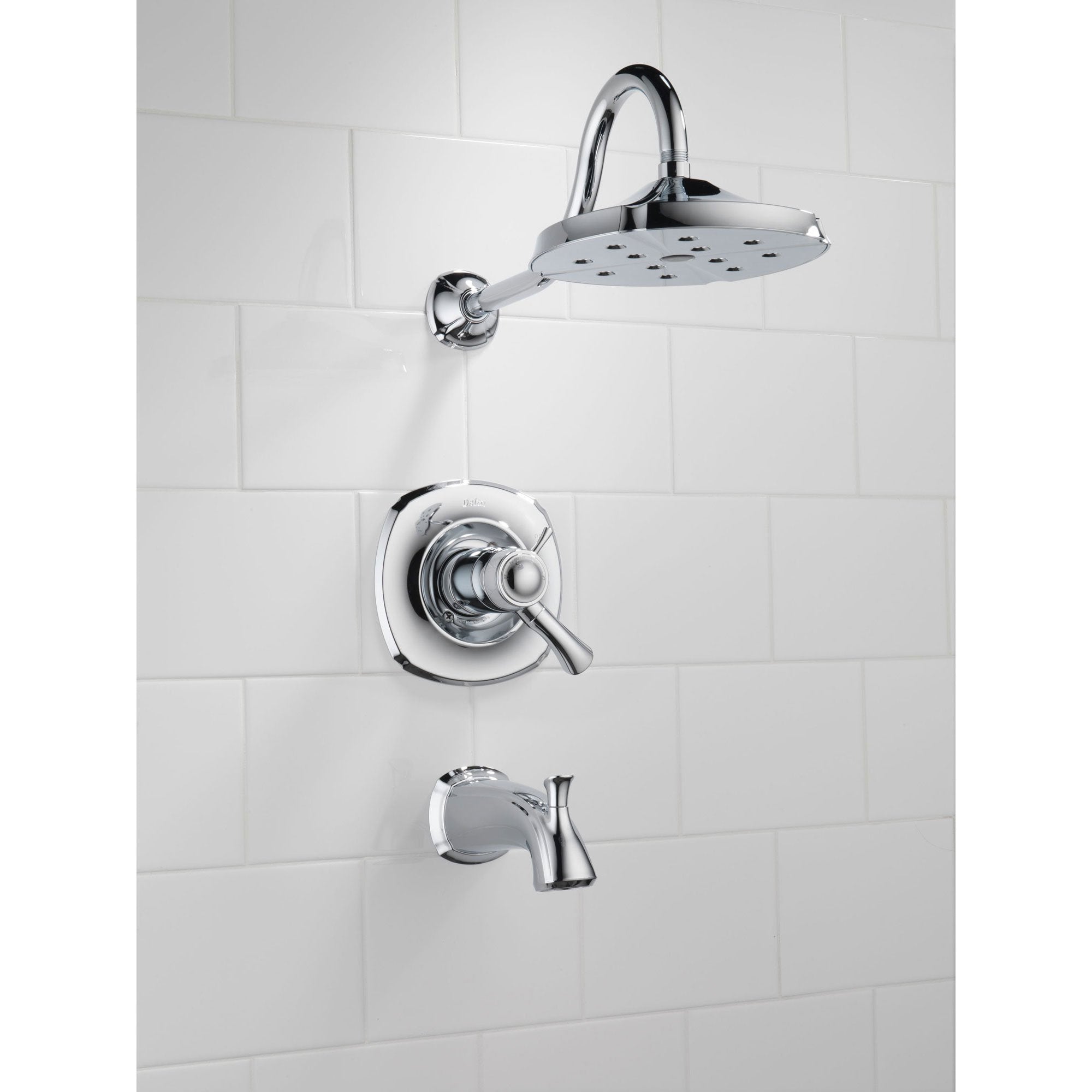 Delta Addison 1-Handle Thermostatic Tub and Shower Faucet with Valve - Chrome D542V - Perfect for Modern Bathroom Renovations and Spa-Like Shower Experiences