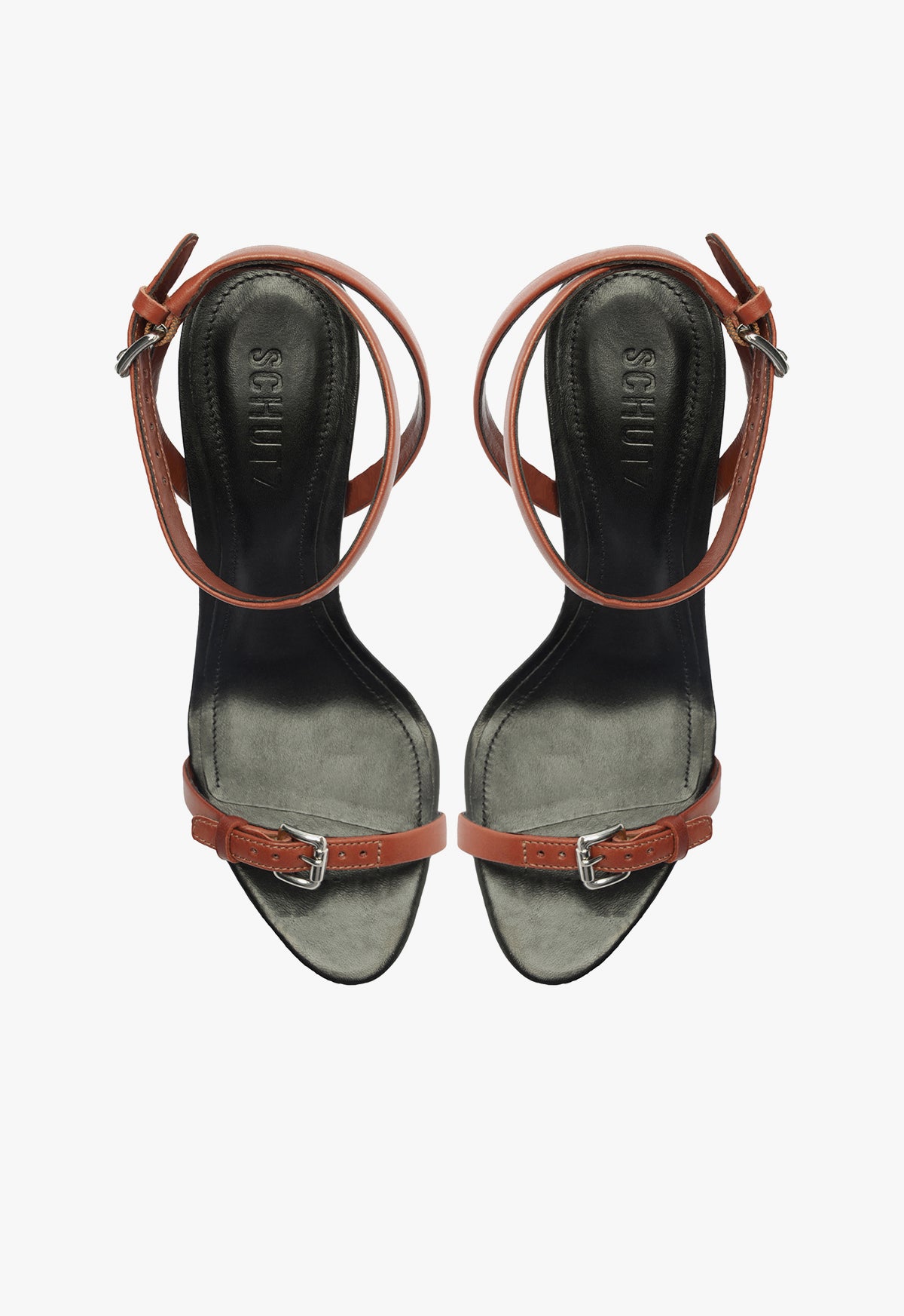 Aurora Atanado Leather Sandal with 2.5 Inch Heel - Women's Comfortable High Heel Sandals for Summer, Beach, and Casual Outings