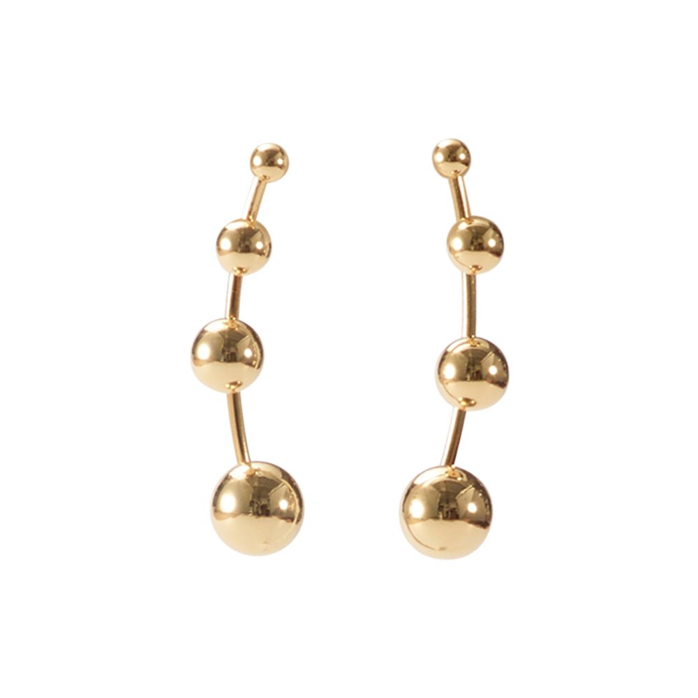 Stylish Tapered Metal Earrings for Women - Trendy Geometric Dangle Earrings - Perfect for Parties, Weddings & Everyday Wear