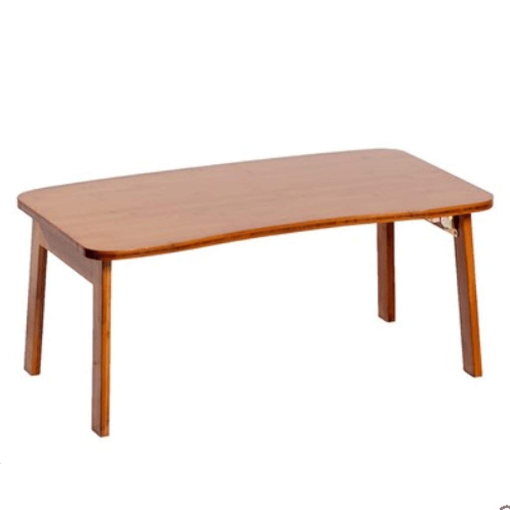 LICHUAN Bamboo Folding Table - Portable Breakfast Tray with Foldable Legs for Sofa, Bed, Office - Multi-Functional Laptop Desk & Snack Tray (Natural Color) | Perfect for Home, Dorm, Picnics & Workspace Organization