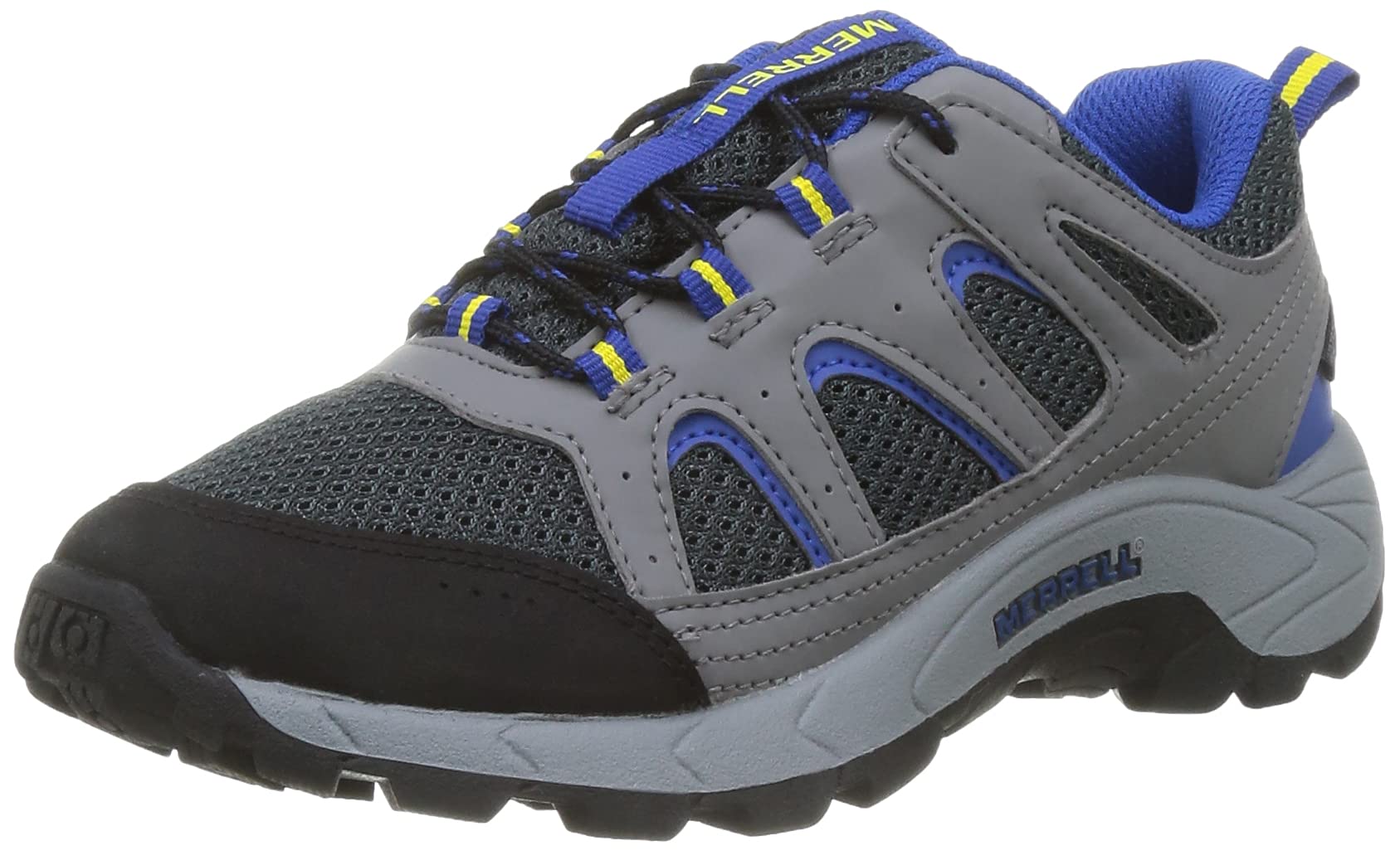 Merrell Kid's Oakcreek Low Lace Waterproof Hiking Sneakers - Breathable Outdoor Shoes for Boys & Girls - Perfect for Trail Walking, Camping & School Activities