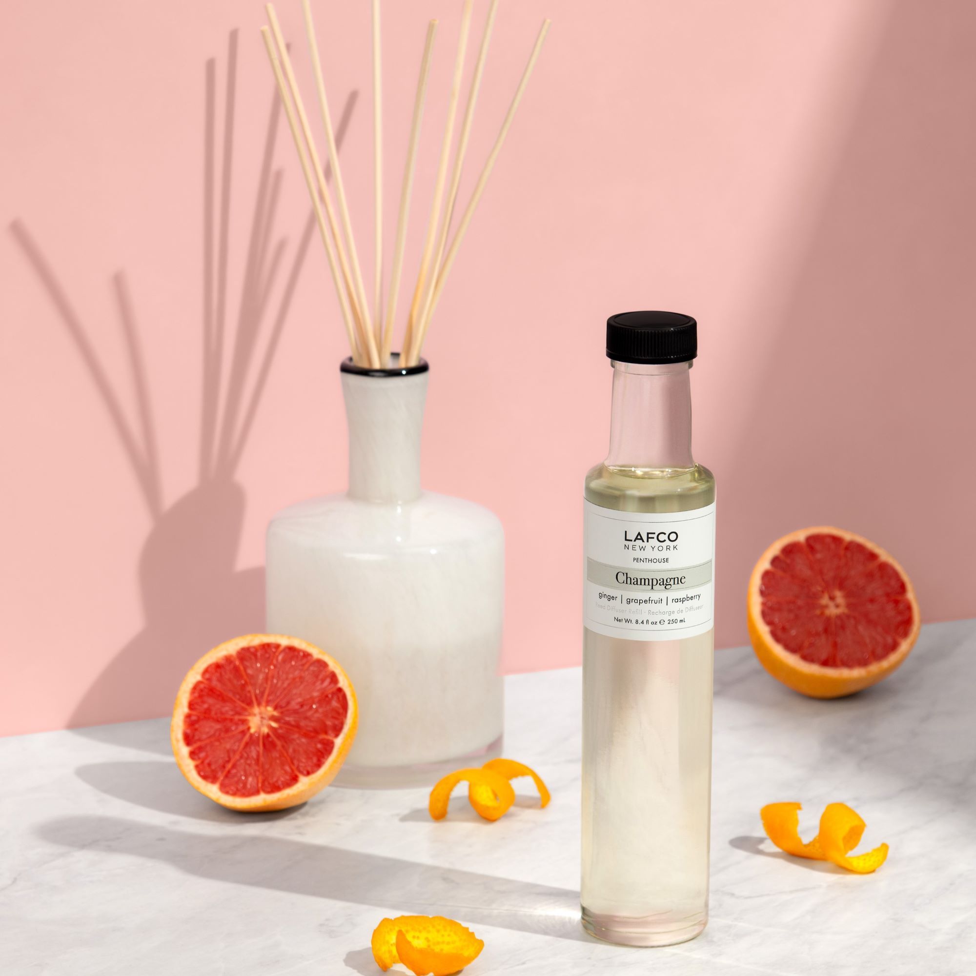 Premium Champagne Scented Reed Diffuser Refill - Long-Lasting Fragrance Oil for Home & Office Aromatherapy - Perfect for Relaxation, Gifts & Special Occasions