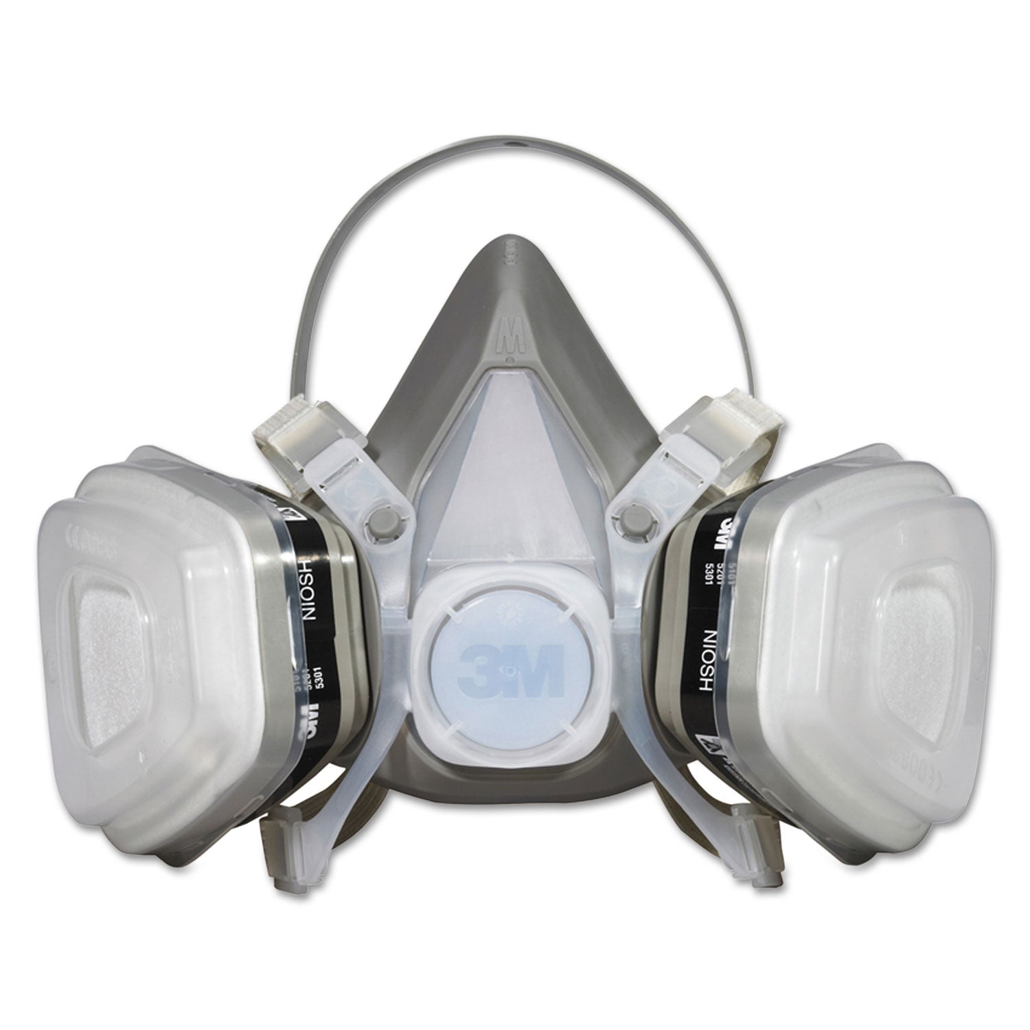 3M™ Dual Cartridge Respirator 52P71 - Organic Vapor & P95 Protection - Medium Size - Ideal for Painting, Woodworking & Chemical Handling Safety Gear
