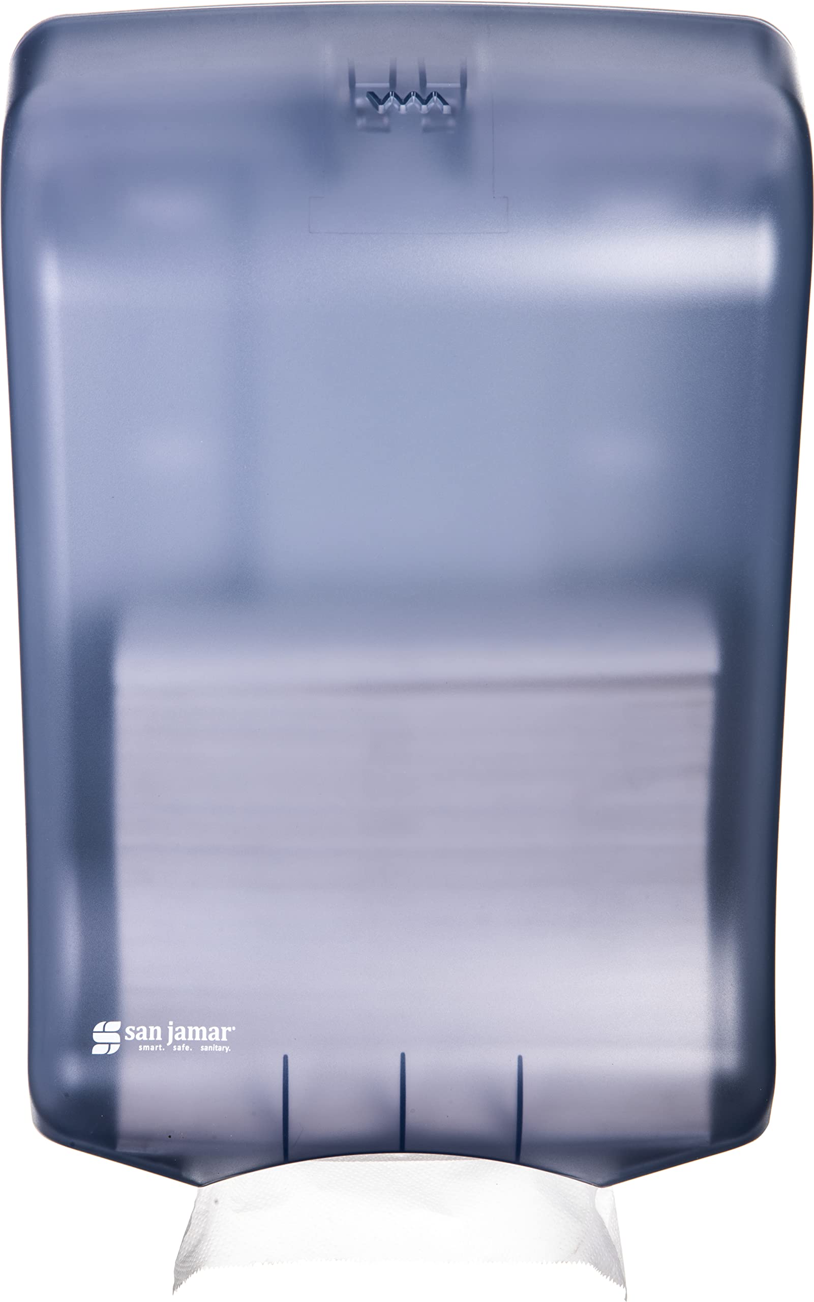 San Jamar Ultrafold Paper Towel Dispenser - C-Fold & Multi-Fold Bathroom, Kitchen & Restaurant Towel Holder - Durable Plastic in Arctic Blue - Perfect for Commercial & Home Use