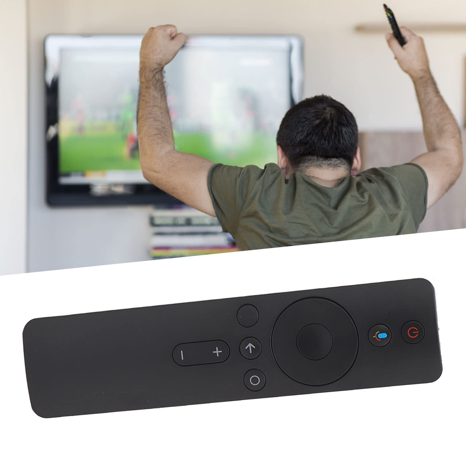 Original TV Box Remote Replacement for Mi Box S - Bluetooth Voice Control Remote Compatible with Mi TV Box (No Programming Needed) - Perfect for Streaming, Gaming & Home Entertainment