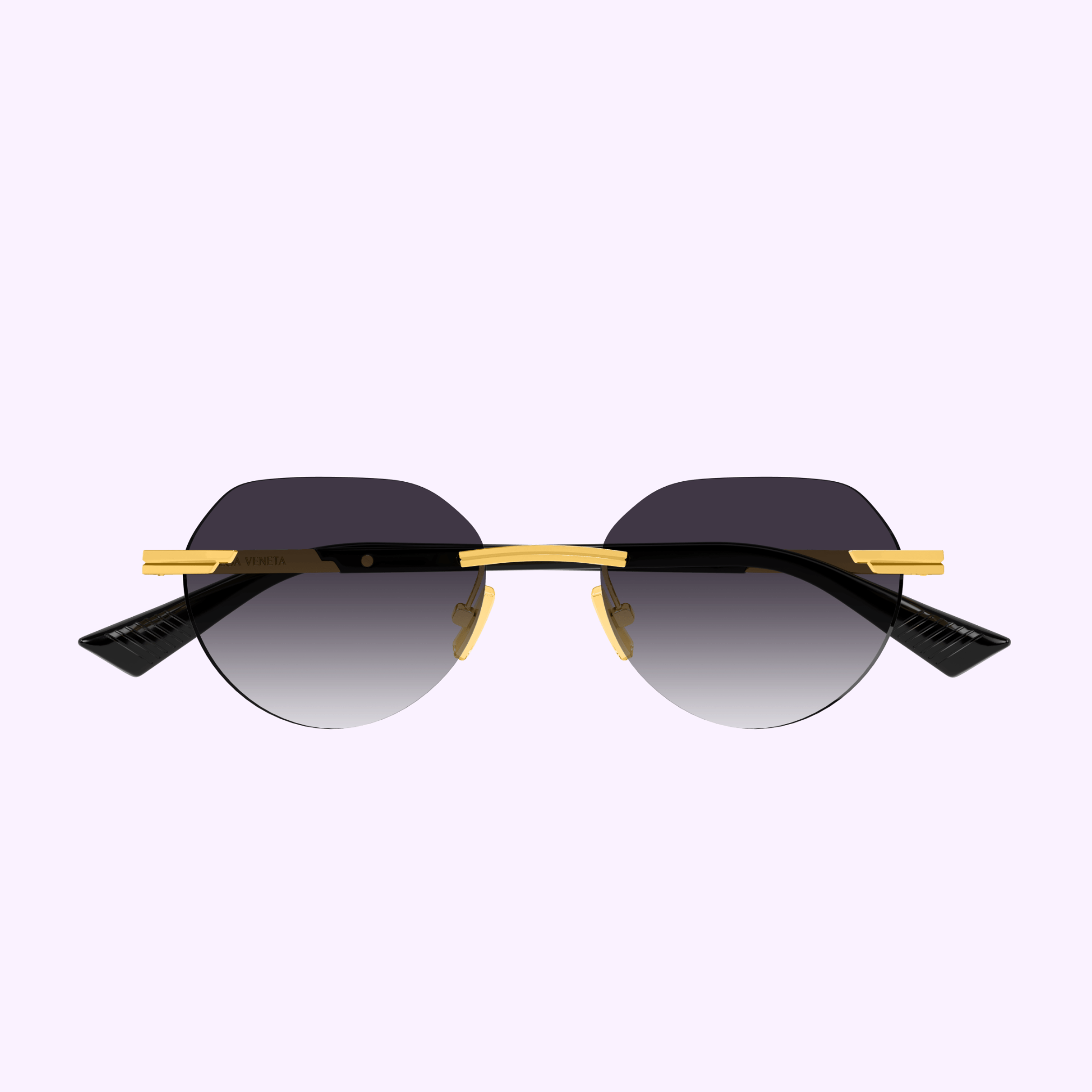 Bottega Veneta BV1379S 001 Ribbon Sunglasses for Men - 51mm Frame - UPC 889652546377 | Luxury Designer Shades for Driving, Travel & Fashion Accessories