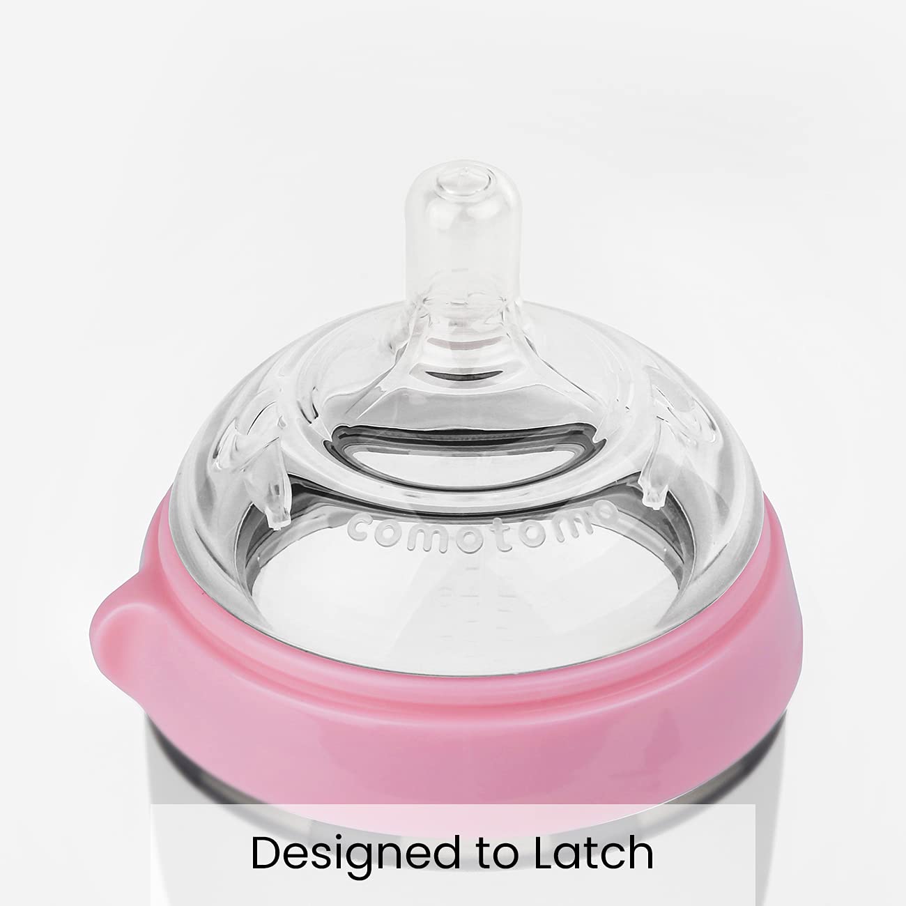 Natural Feel Baby Bottle 8 oz - BPA-Free Silicone Feeding Bottle for Newborns & Infants - Perfect for Breastfeeding Transition, Daycare & On-the-Go Feeding
