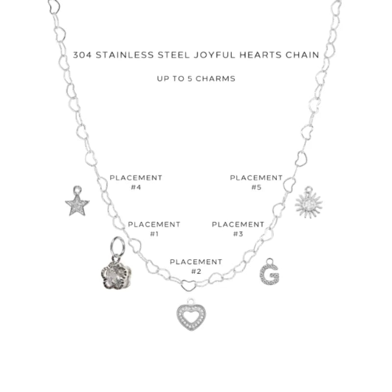 Charm Necklace with Assorted Charms - Elegant Layered Pendant Jewelry for Women - Perfect for Gifts, Parties & Everyday Wear