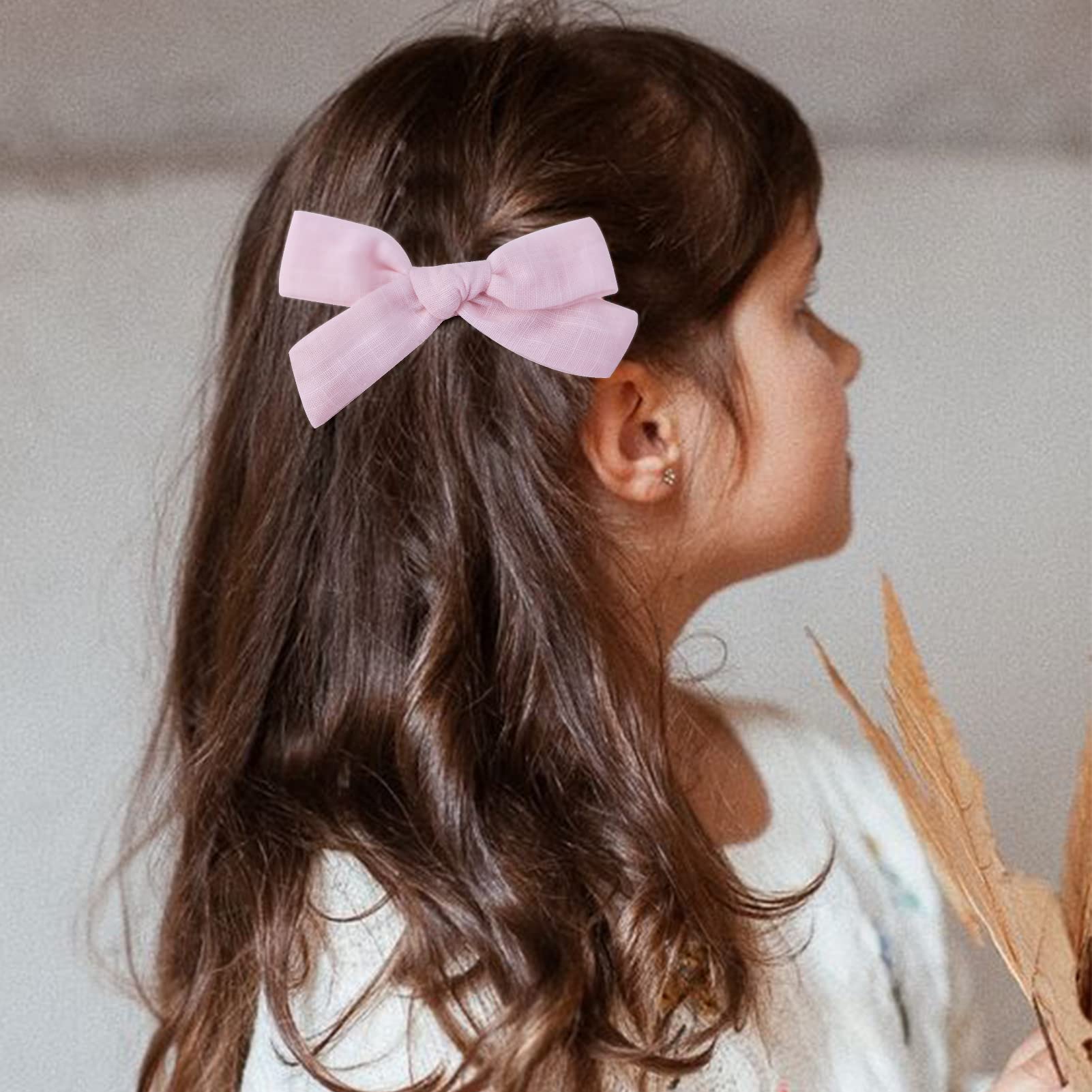 Floral Hair Clips Set - 3pcs Flower Bow Hair Accessories for Baby Girls, Toddlers & Teens | Alligator Clips with Boutique Lining | Perfect for Parties, School & Photo Shoots | by mligril