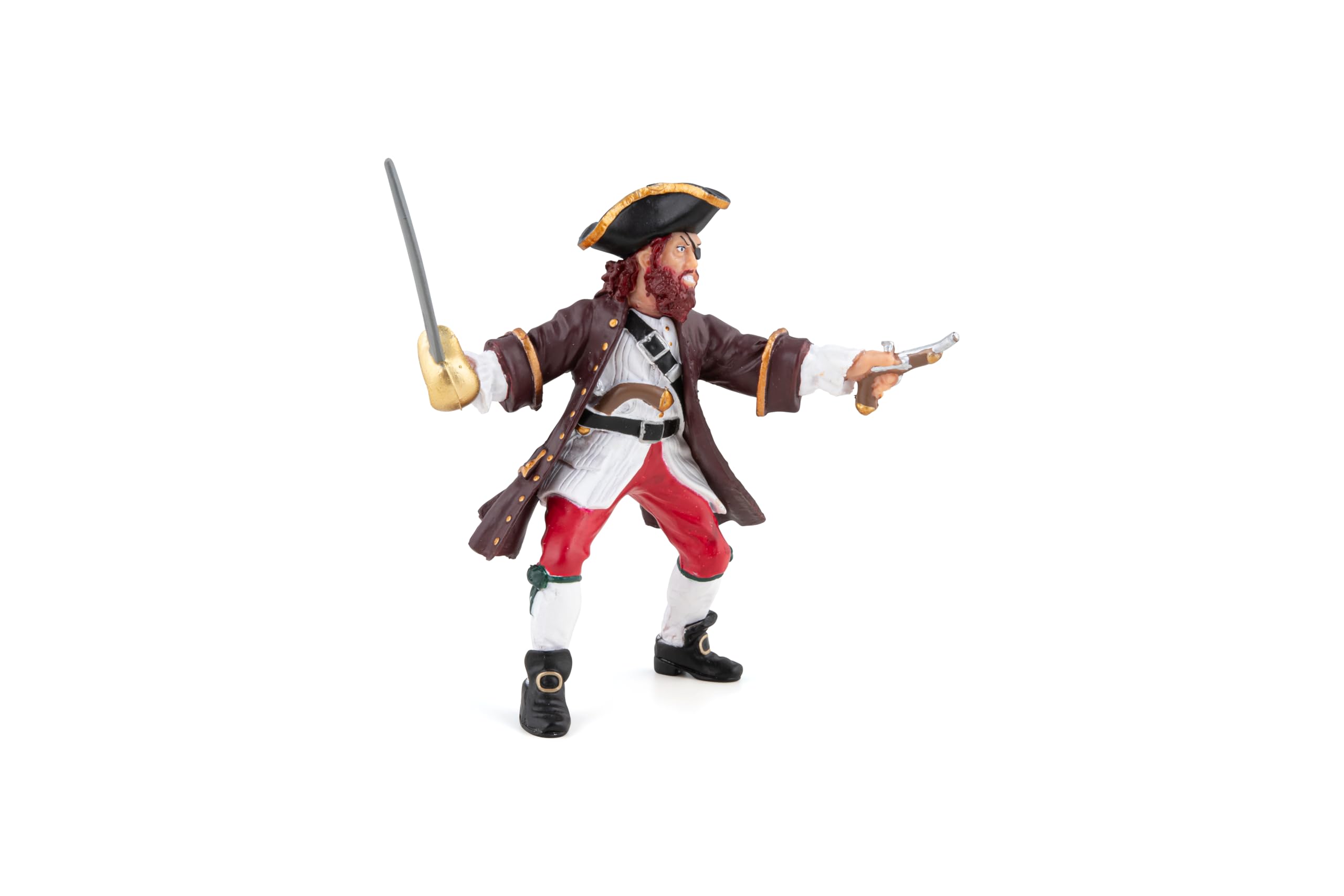 Papo Red Barbarossa Action Figure - Highly Detailed Collectible Toy for Kids & Adults - Perfect for Display, Play, and Fantasy Adventure Scenes