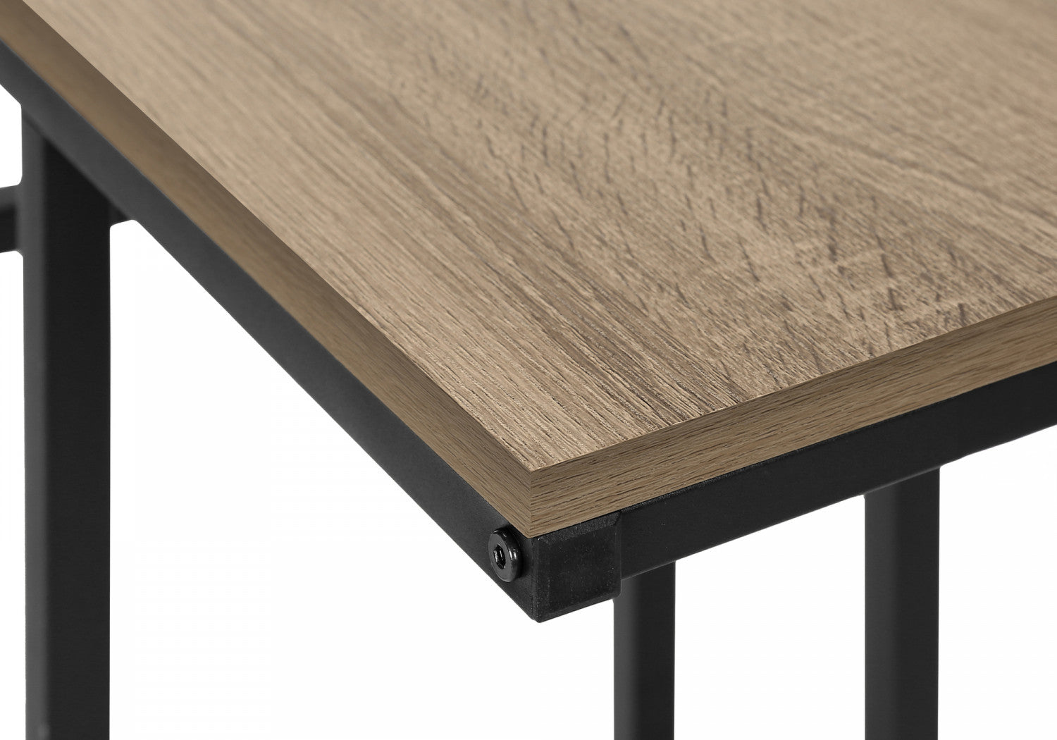 Modern Calen Side Table in Taupe - Small End Table for Living Room, Bedroom, or Office - Perfect for Coffee, Books, and Decor