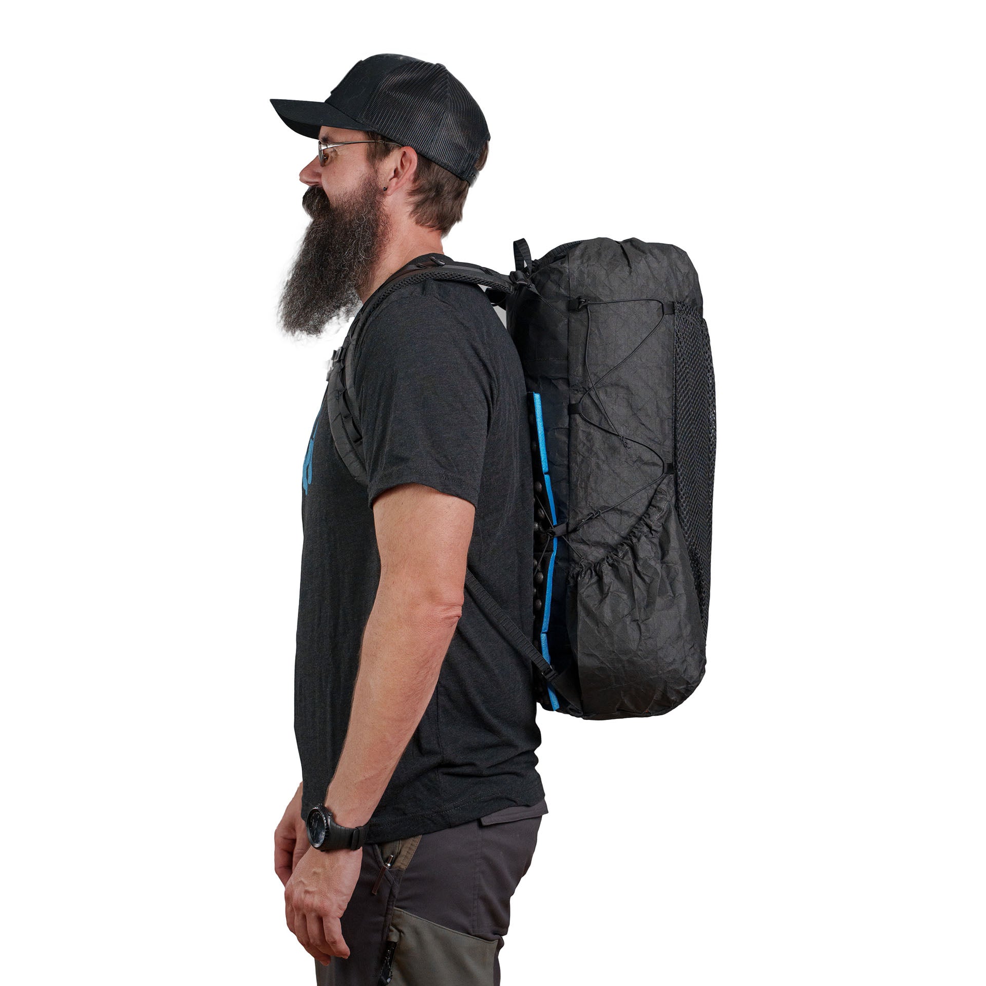 Nero Ultra 38L Waterproof Hiking Backpack - Lightweight Travel Backpack for Men & Women - Perfect for Camping, Trekking, and Outdoor Adventures