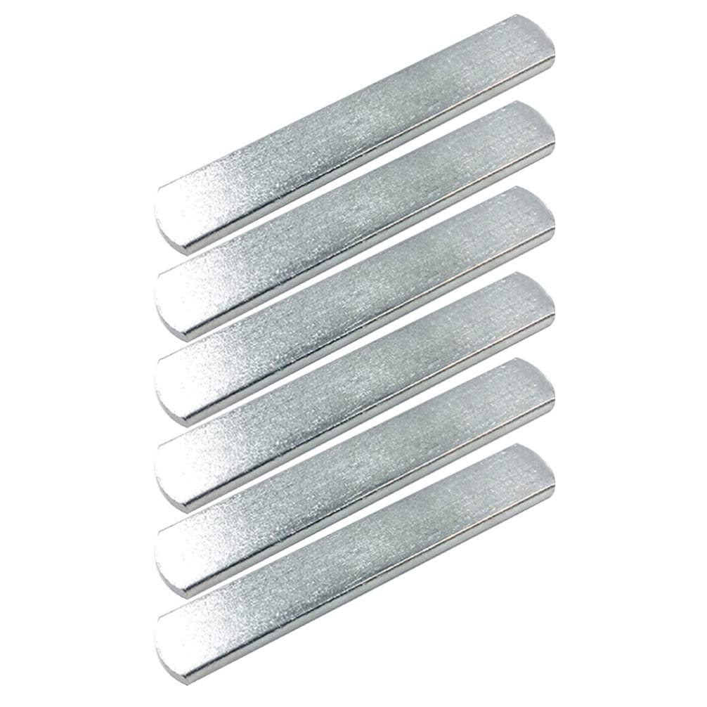 CLISPEED 6-Piece Stainless Steel Weight Plates for Weighted Vest Strength Training & Fitness Workouts (Silver) - Perfect for Home Gym, CrossFit, and Strength Conditioning