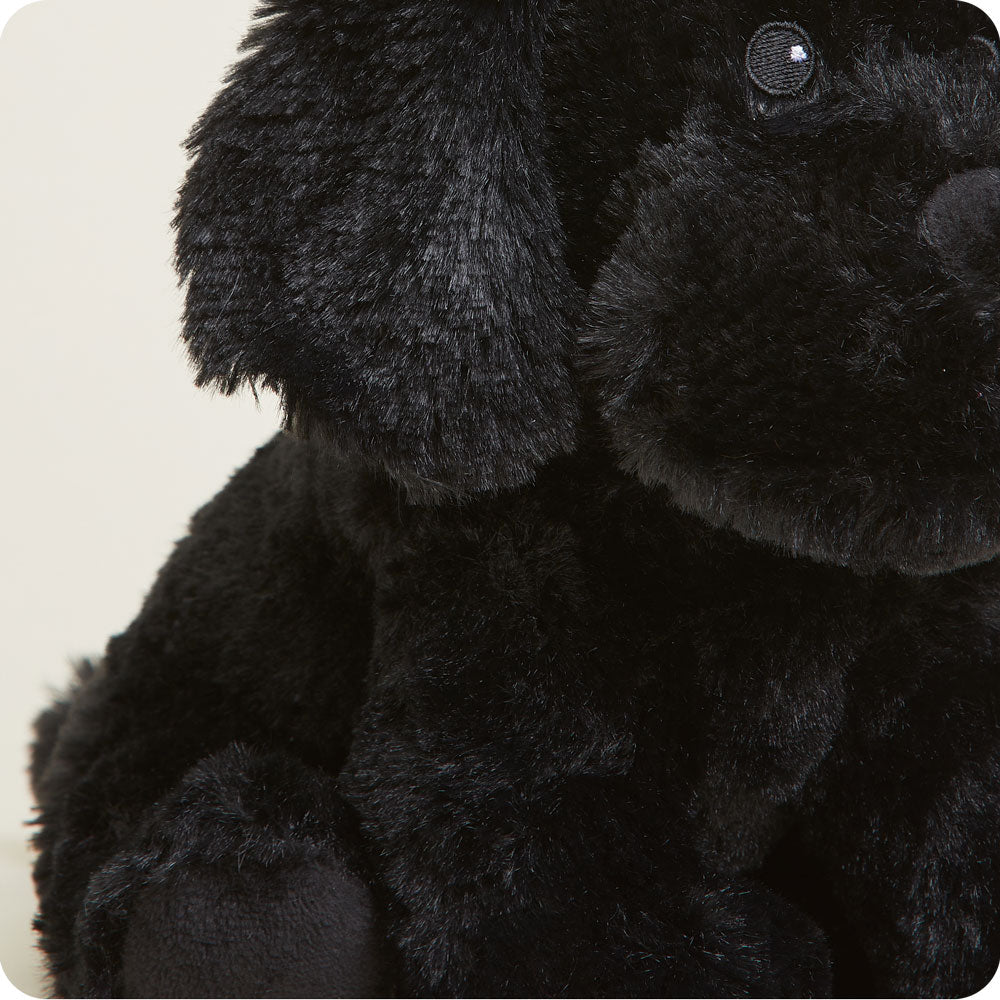 Black Labrador Warmies - Soft Plush Stuffed Animal with Heat Therapy for Kids & Adults - Perfect for Stress Relief, Anxiety Comfort & Sleep Aid at Home or Travel