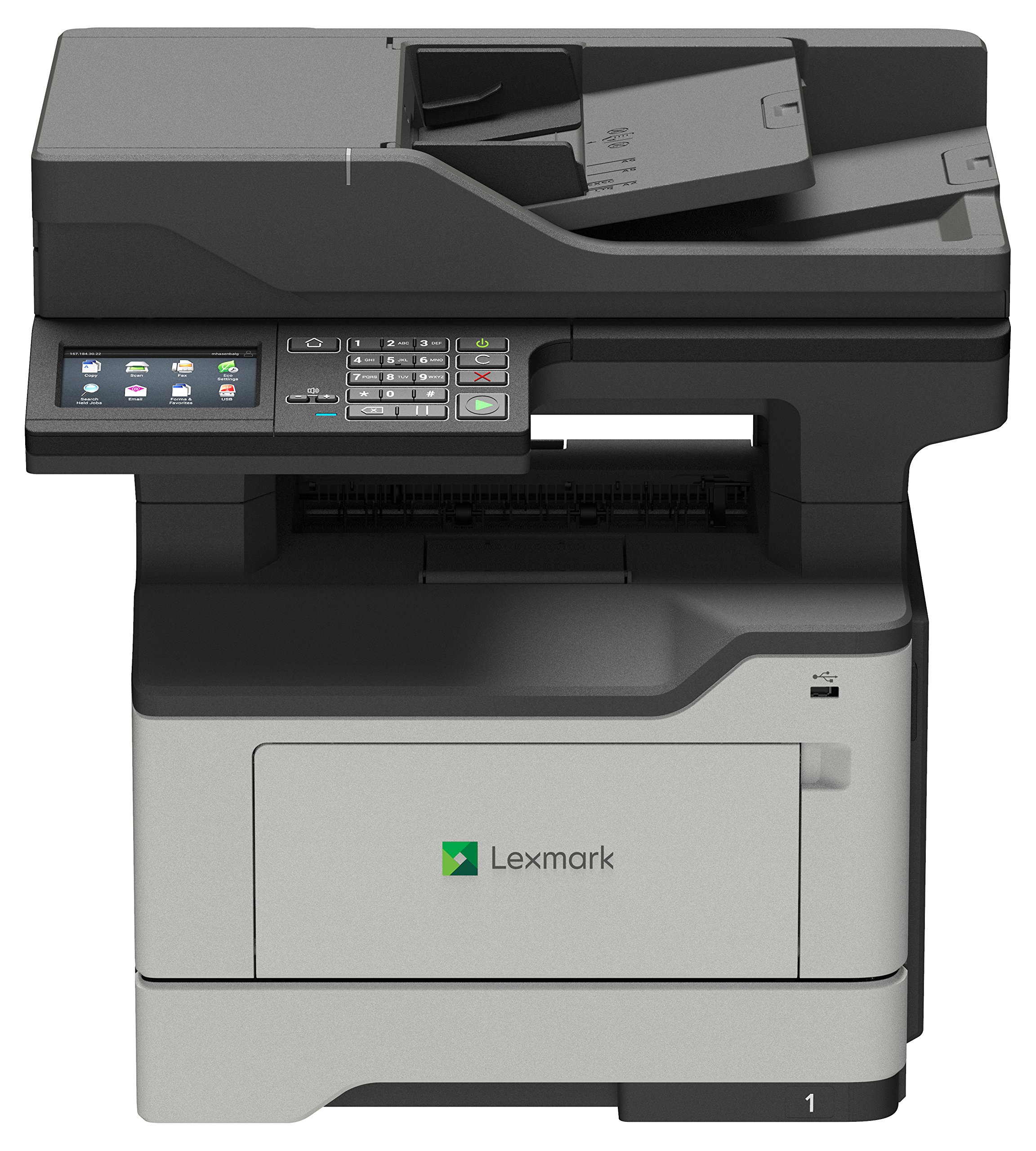 Lexmark MX521de Monochrome All-in-One Laser Printer - Print, Scan, Copy | Wireless Network Ready | Automatic Duplex Printing | Ideal for Home Office & Small Business Use