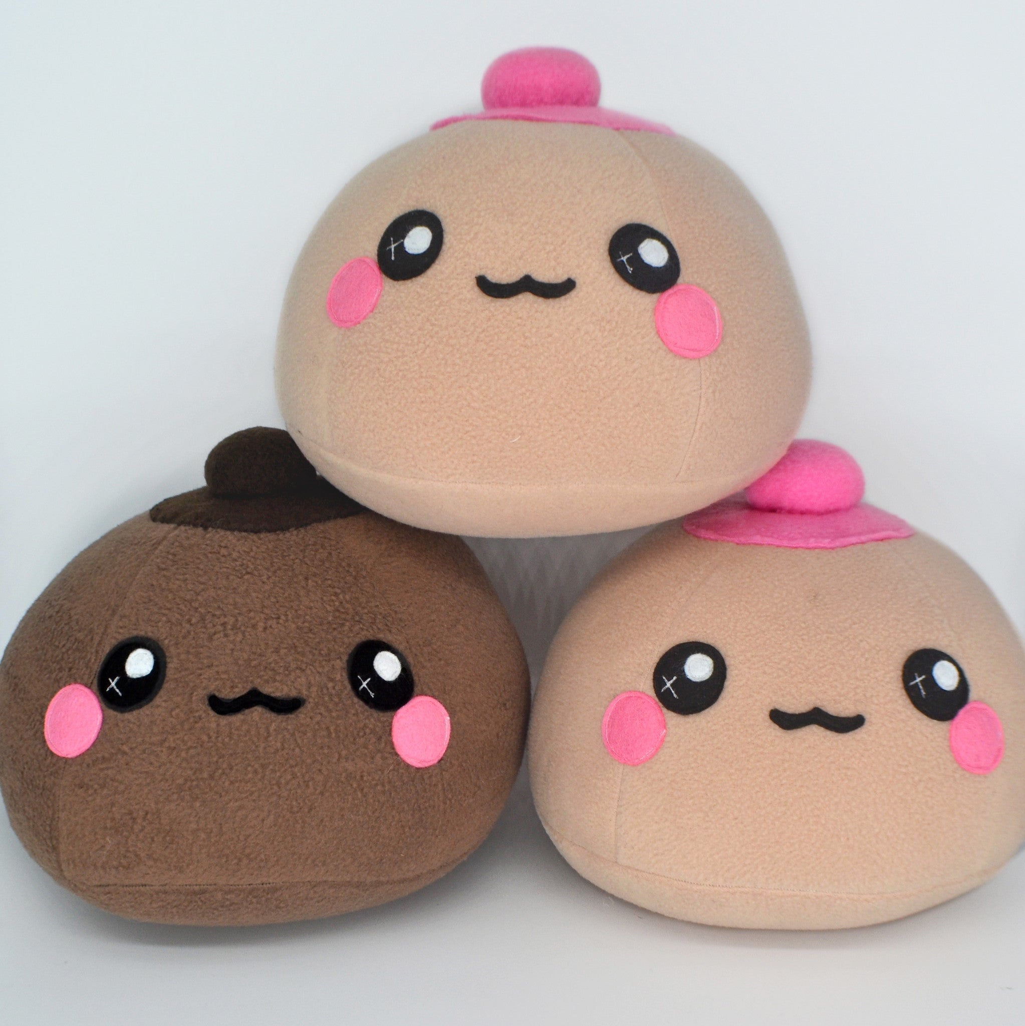 Soft Kawaii Handmade Breast Plush Toy & Comfort Pillow - Cute Stress Relief, Funny Gift for Adults, Home Decor, Anime Lover's Collection - Perfect for Relaxing, Cosplay Props, and Unique Gifts