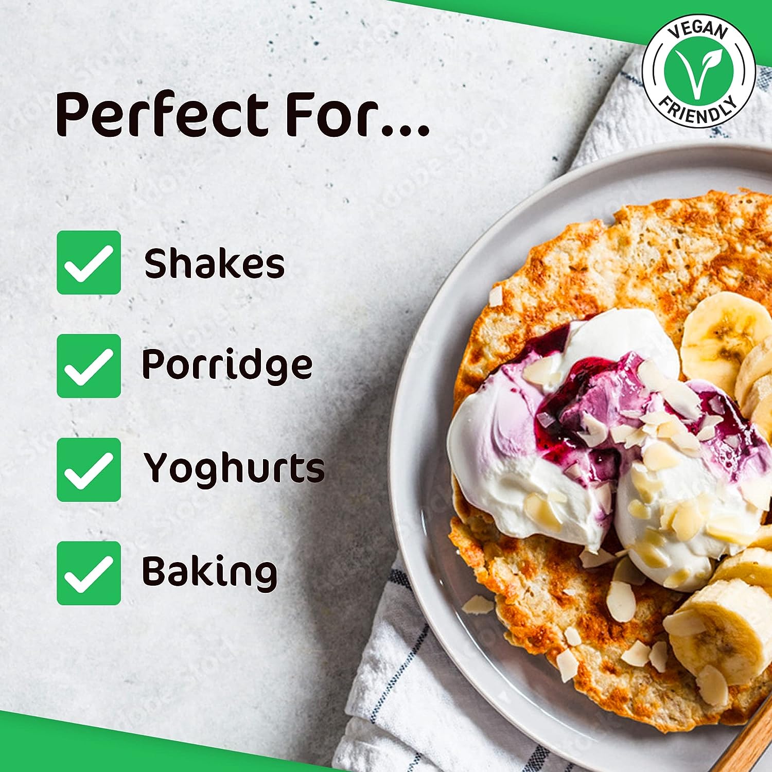 Applied Nutrition Vegan Pro Plant-Based Protein Powder - 1.8kg (60 Servings) | Dairy-Free Vegan Supplement for Muscle Recovery & Weight Management | Perfect for Post-Workout Shakes & Healthy Smoothies