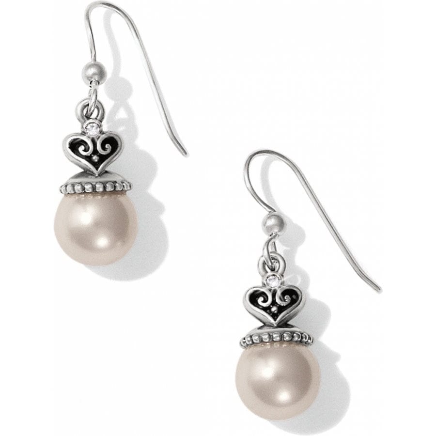 Alcazar Pearl Drop French Wire Earrings – Elegant Dangle Earrings for Women, 925 Sterling Silver Hook, Perfect for Weddings, Parties & Special Occasions