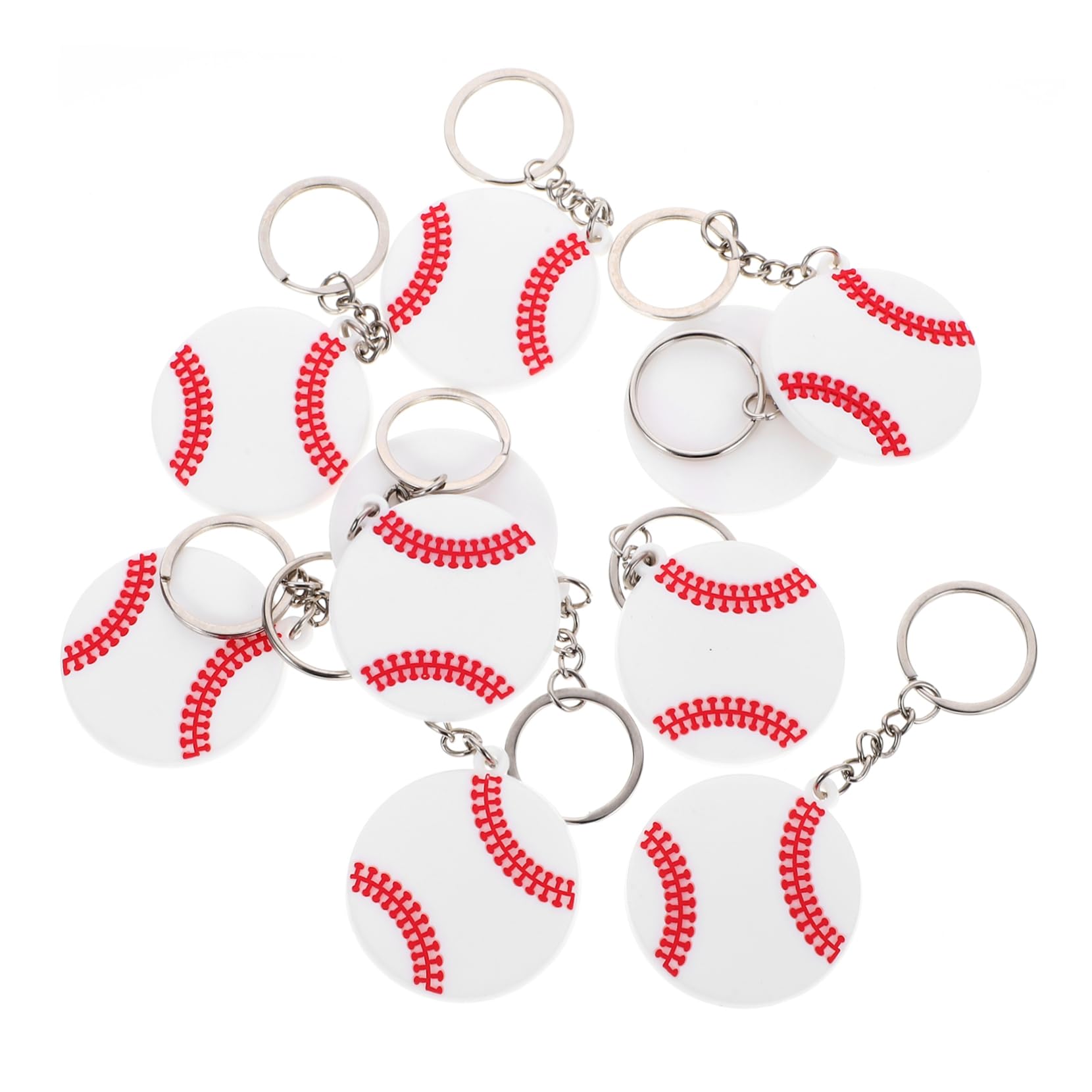20 Pcs Baseball & Volleyball Keychains for Boys - Team Party Favors, Sports Lover Gifts, Perfect for Game Days, Tournaments, and Fan Events