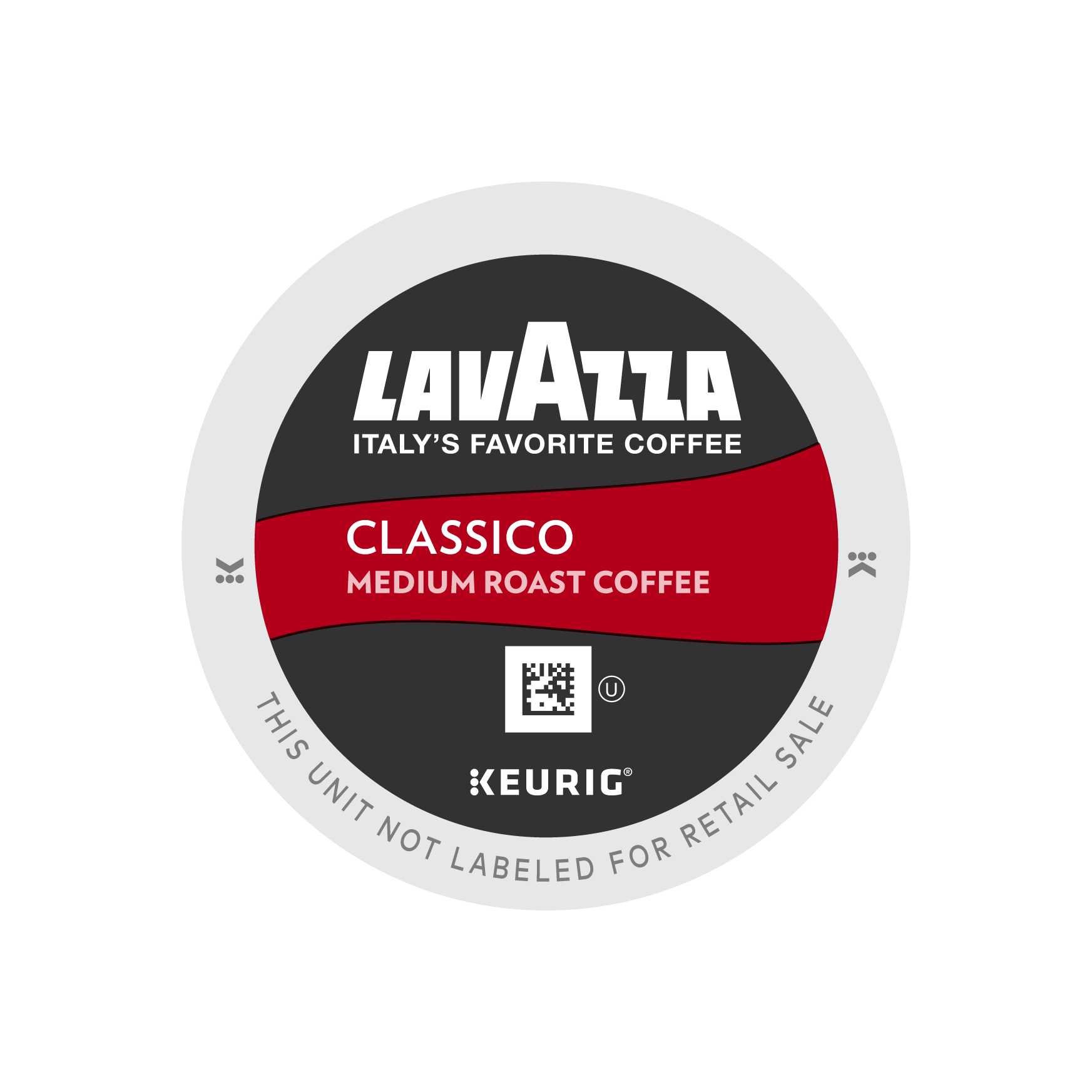 Lavazza Classico Medium Roast Coffee Pods for Keurig K-Cup Brewers - 10 Count - Perfect for Home & Office Coffee Breaks