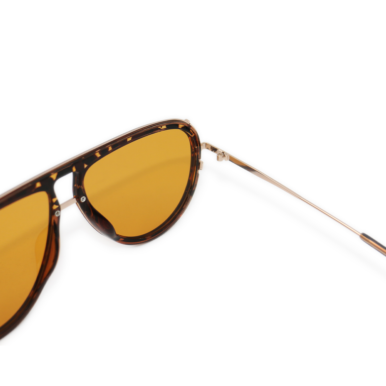 Ivy Luxe Yellow Tangle-Free Round Aviator Sunglasses for Women - UV Protection, Fashionable & Lightweight - Perfect for Driving, Beach & Outdoor Activities