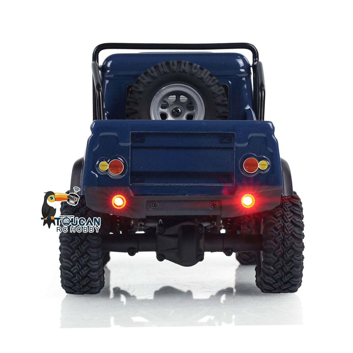 1/24 Scale Mini Remote Control Climbing Crawler Car - 4x4 4WD Off-Road RC Vehicle with Light & ESC - Electric Toy Car for Kids & Adults - Perfect for Indoor Crawling, Outdoor Adventures & RC Racing