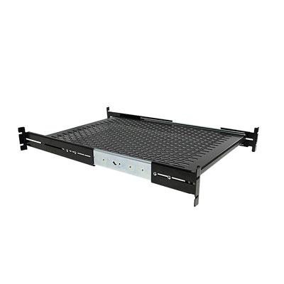 StarTech 19-Inch Server Rack Cabinet Shelf - Heavy Duty Steel Mounting Bracket for Network Equipment, Patch Panels & AV Components - Perfect for Data Centers, Server Rooms & Home Office Setups