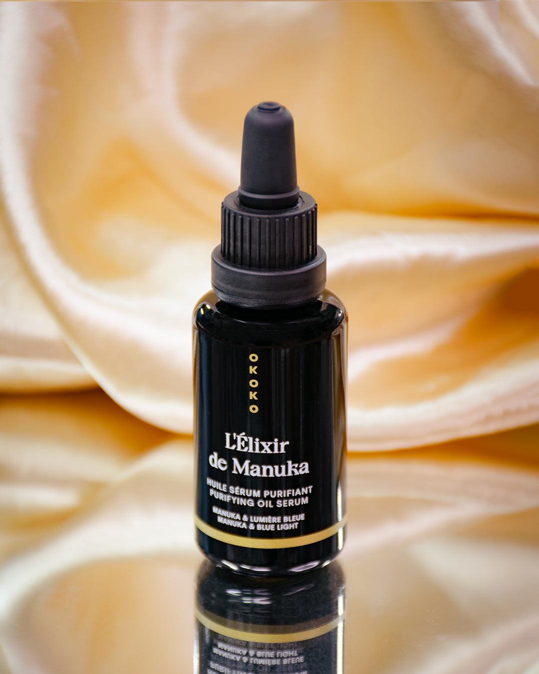 Pure Manuka Oil Serum with Bakuchiol - Anti-Aging & Skin Purifying Face Treatment for Glowing Complexion | Perfect for Night Routine & Dry Skin Care
