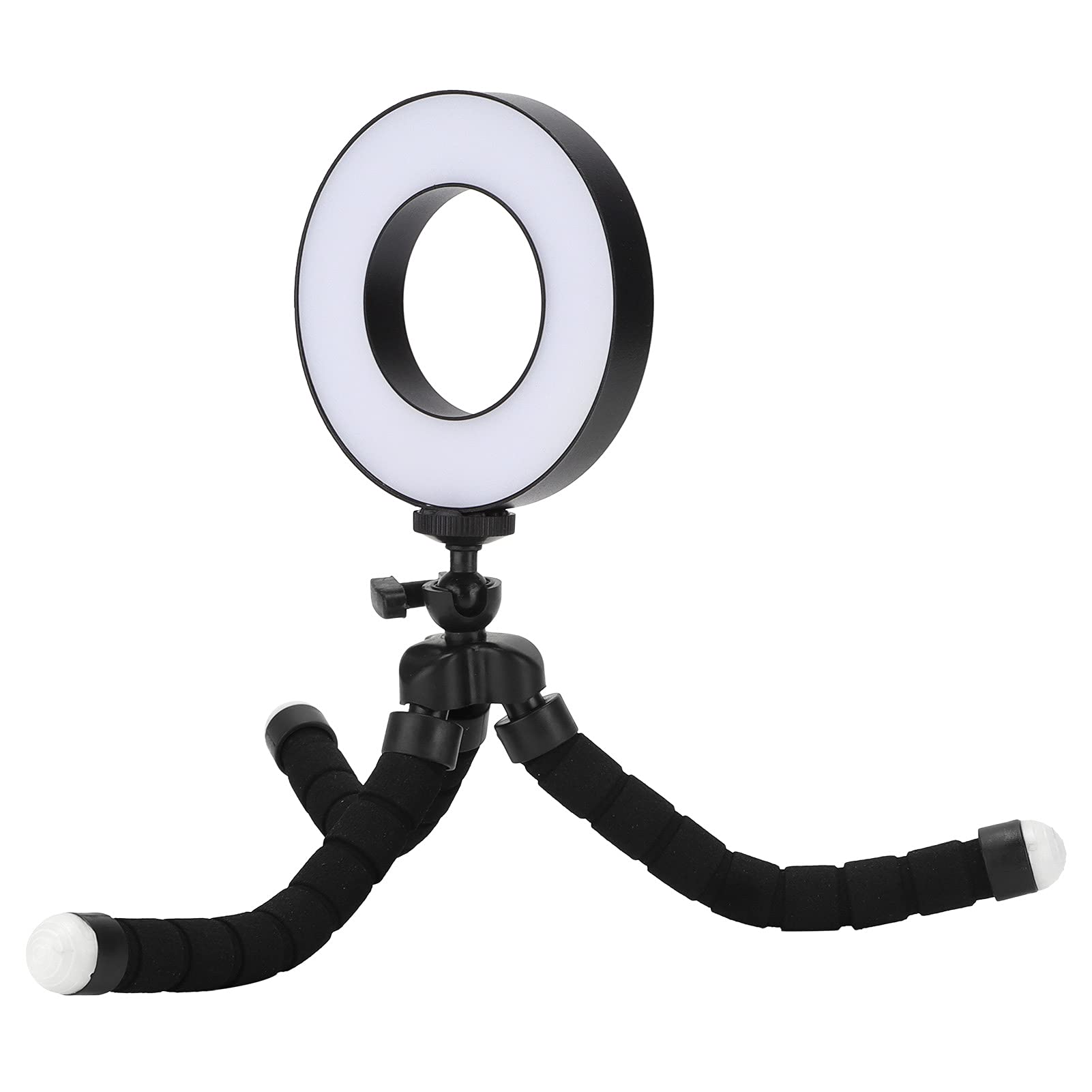 3.5 Inch LED Ring Light with Dimmable Brightness & USB Power - Perfect for Makeup, Manicure, Tattoo Salon, Photography, YouTube Live Streaming & Selfies - Includes Adjustable Tripod Stand for Professional Studio Lighting