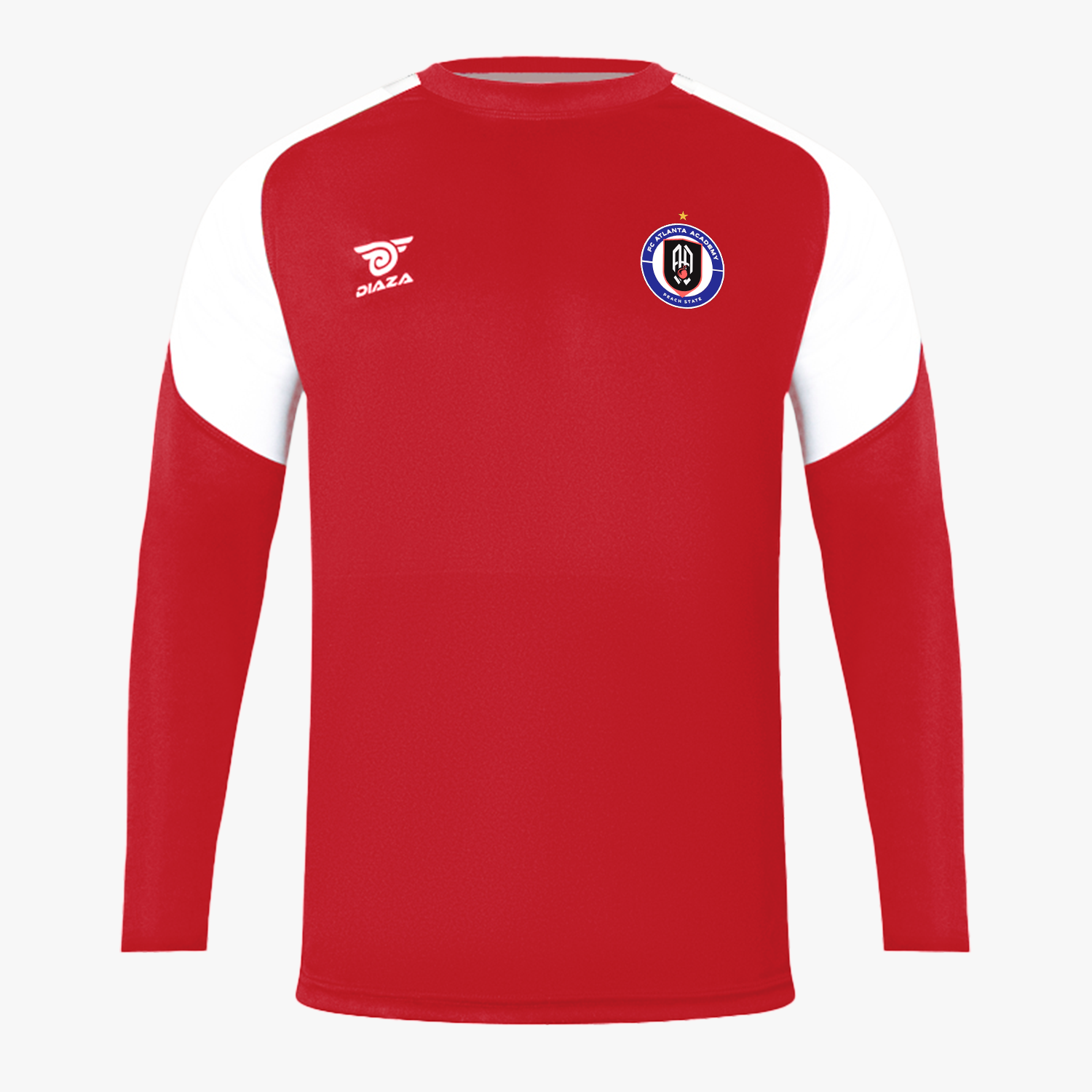 FC Atlanta Long Sleeve Training Shirt - Men's Workout & Gym Apparel - Moisture Wicking Performance Tee for Running, Fitness & Sports Activities