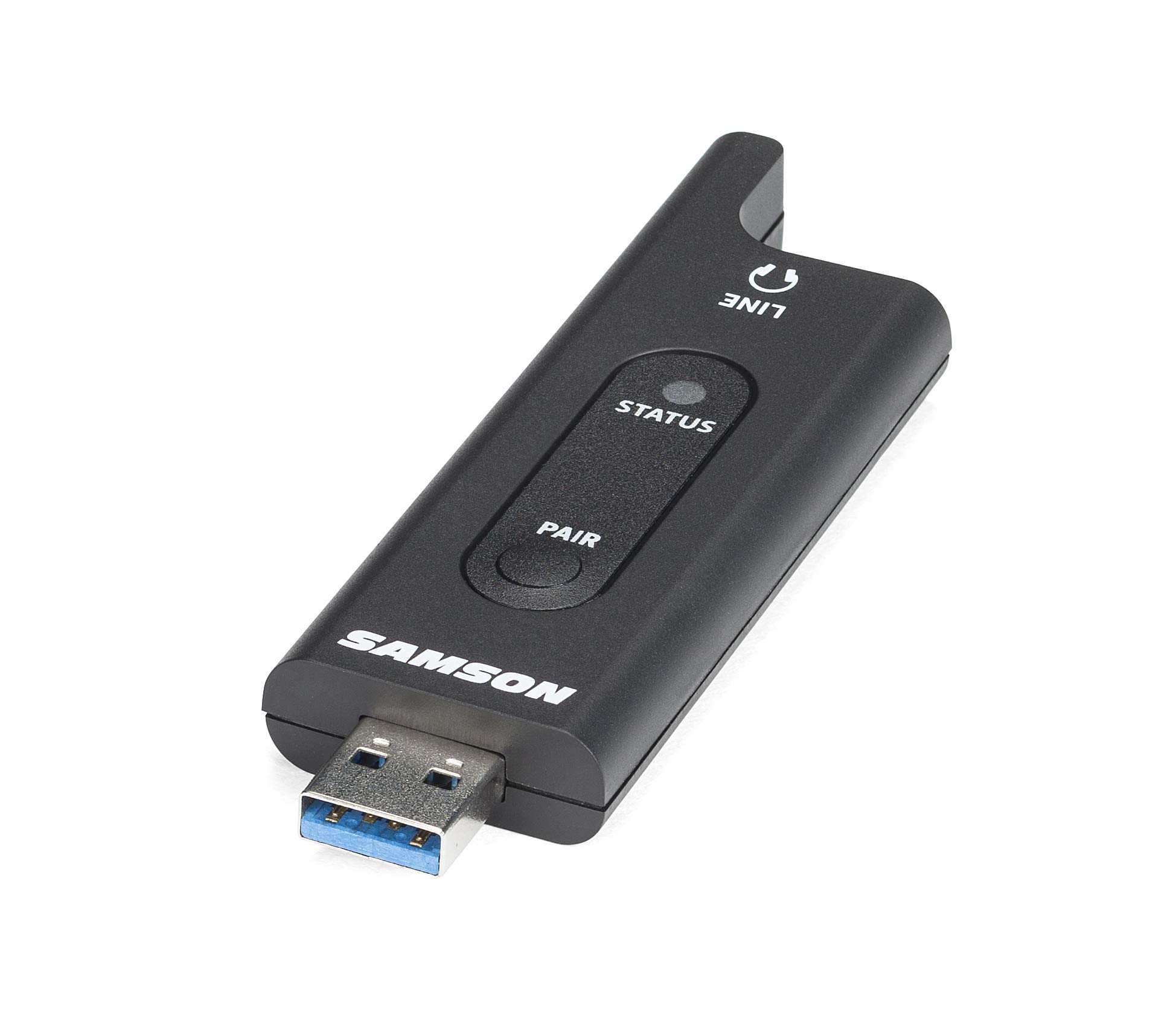 Samson XPD2 Handheld USB Digital Wireless Microphone System with USB Receiver for PC/Mac - Portable PA System for Live Performances, Presentations & Studio Recording (Black)