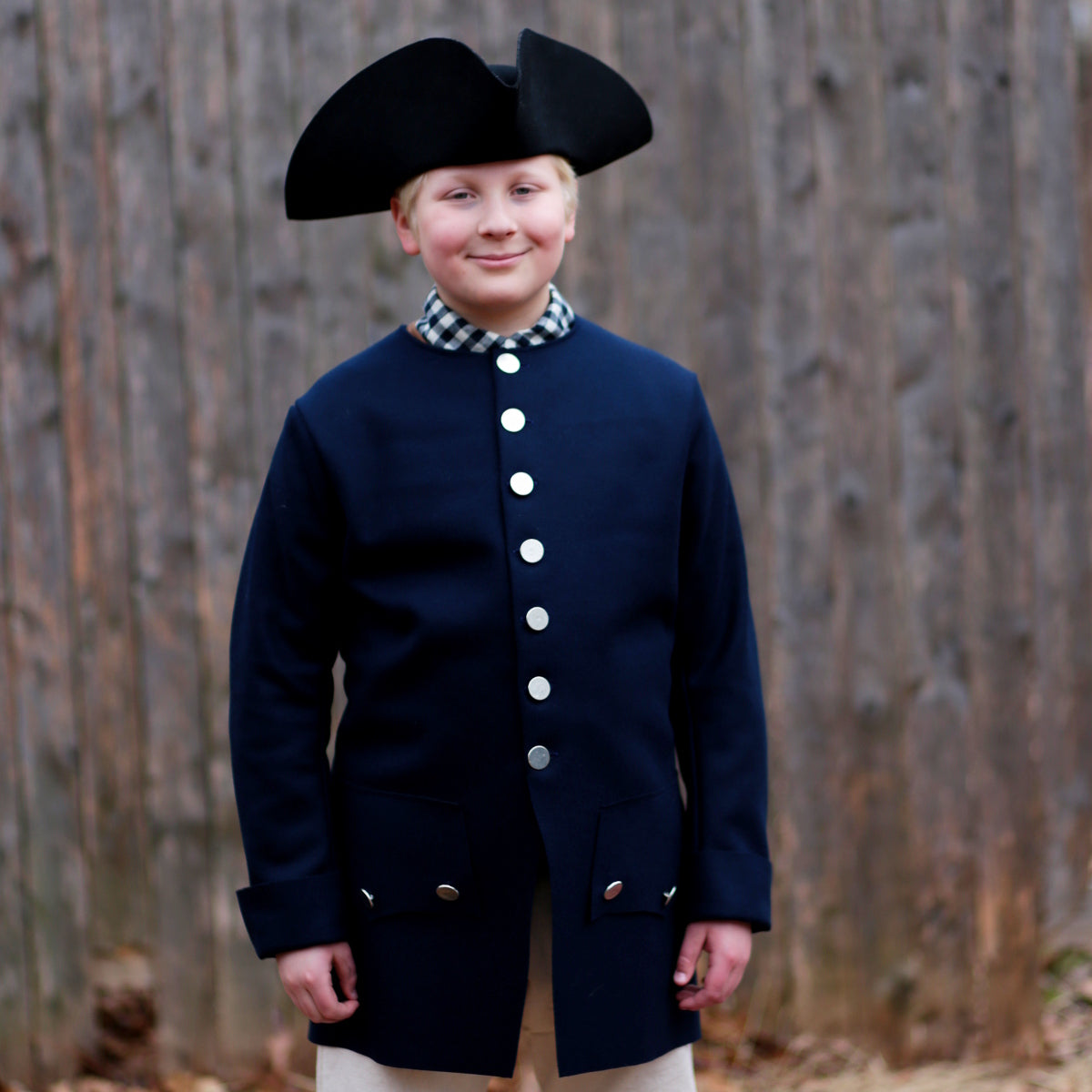 Boys' Civilian Costume Coat - Kids' Historical Dress Up Outfit for Halloween & Theater Performances
