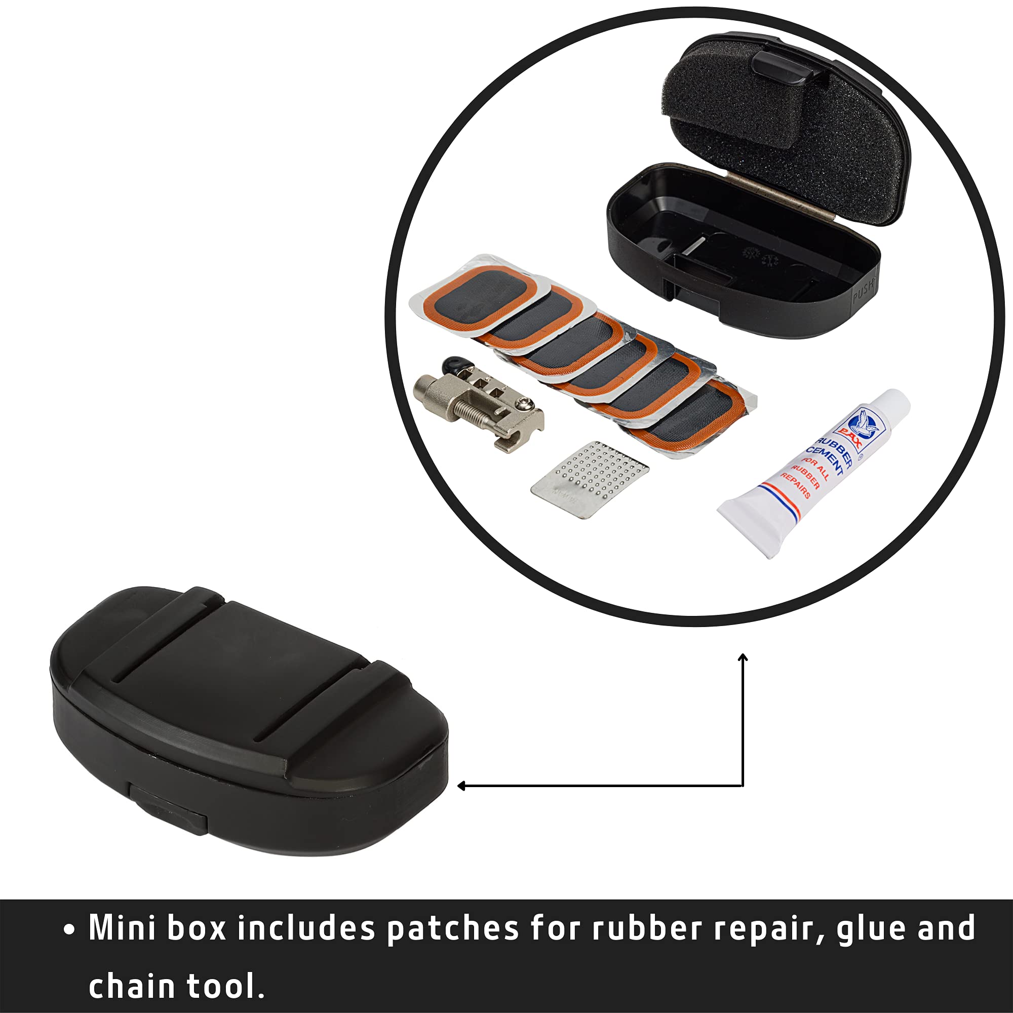 Bicycle Water Bottle Holder with Built-in Repair Tool Kit - Includes Inner Tube Patch, Tire Levers & Screwdriver | Portable Bike Accessories for Road & Mountain Bikes | Perfect for Cycling, Commuting & Outdoor Adventures