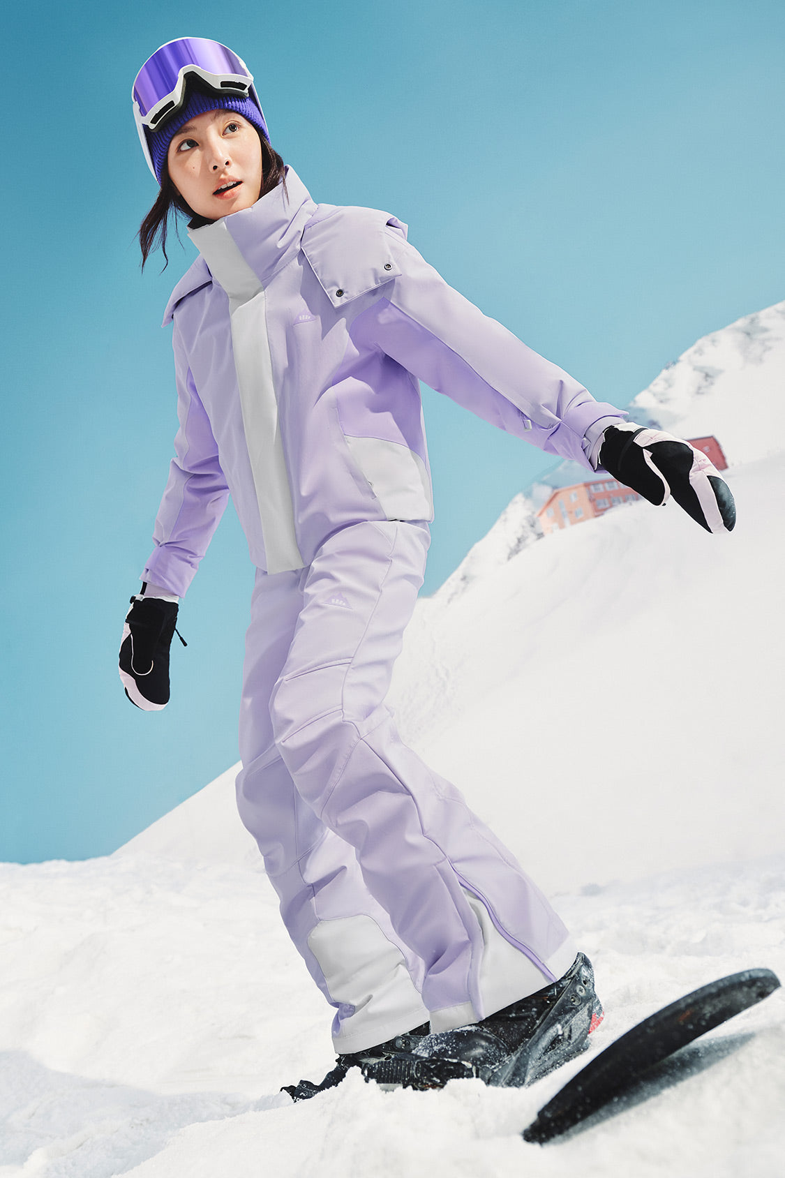 SnowShieldPro Women's Waterproof Down Ski Jacket & Pants Set - Winter Snow Sports Gear for Skiing, Snowboarding & Cold Weather Outdoor Activities
