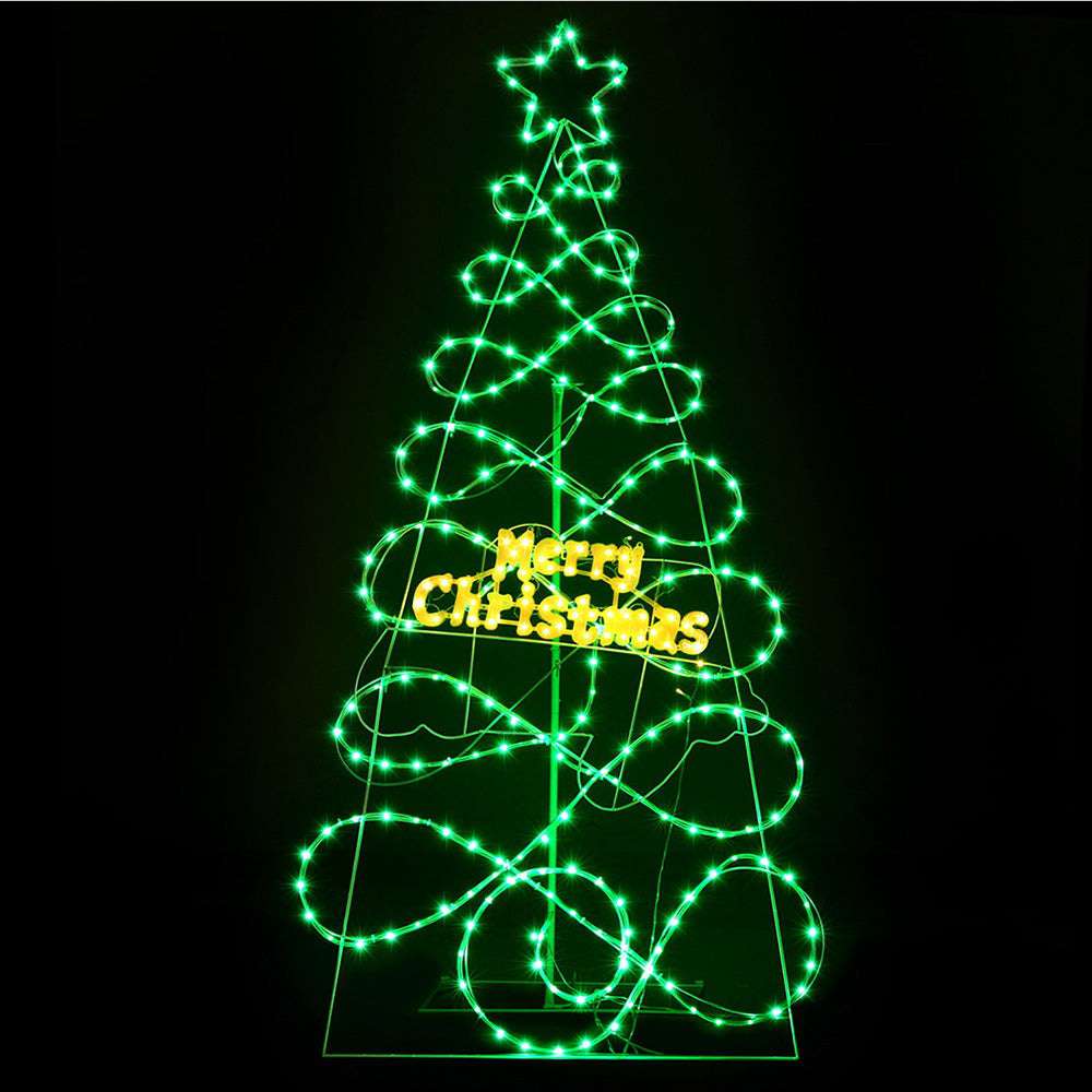 1.7M Pre-Lit Christmas Tree with 230 RGB LED Lights - Color Changing Holiday Decor for Home, Party & Outdoor Festive Lighting | Perfect for Living Room, Office & Holiday Events