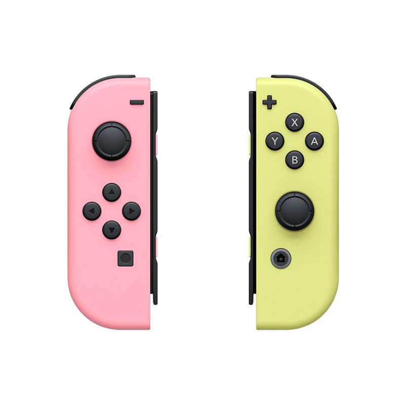 Original Nintendo Switch Joy-Con (L/R) - Pastel Pink & Yellow - Japan Import - Perfect for Multiplayer Gaming & Handheld Mode