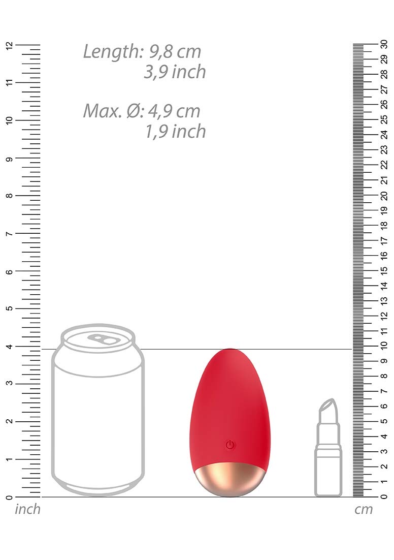 Premium Clitoral Stimulator for Women - Elegant & Discreet Red Design - Enhance Intimacy & Pleasure at Home or Travel