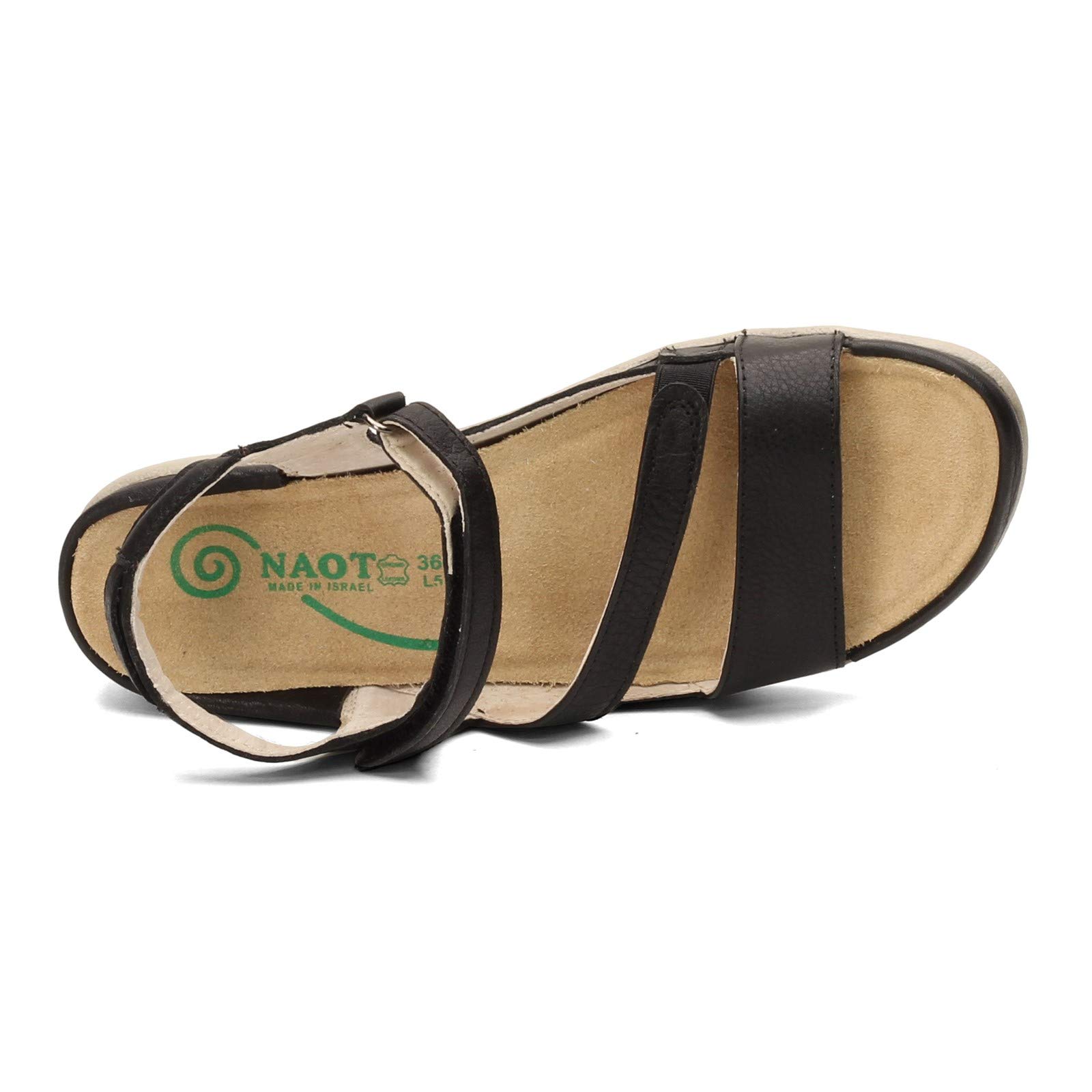 NAOT Women's Etera Comfortable Leather Sandals - Lightweight & Supportive for Walking, Travel, and Summer Outfits