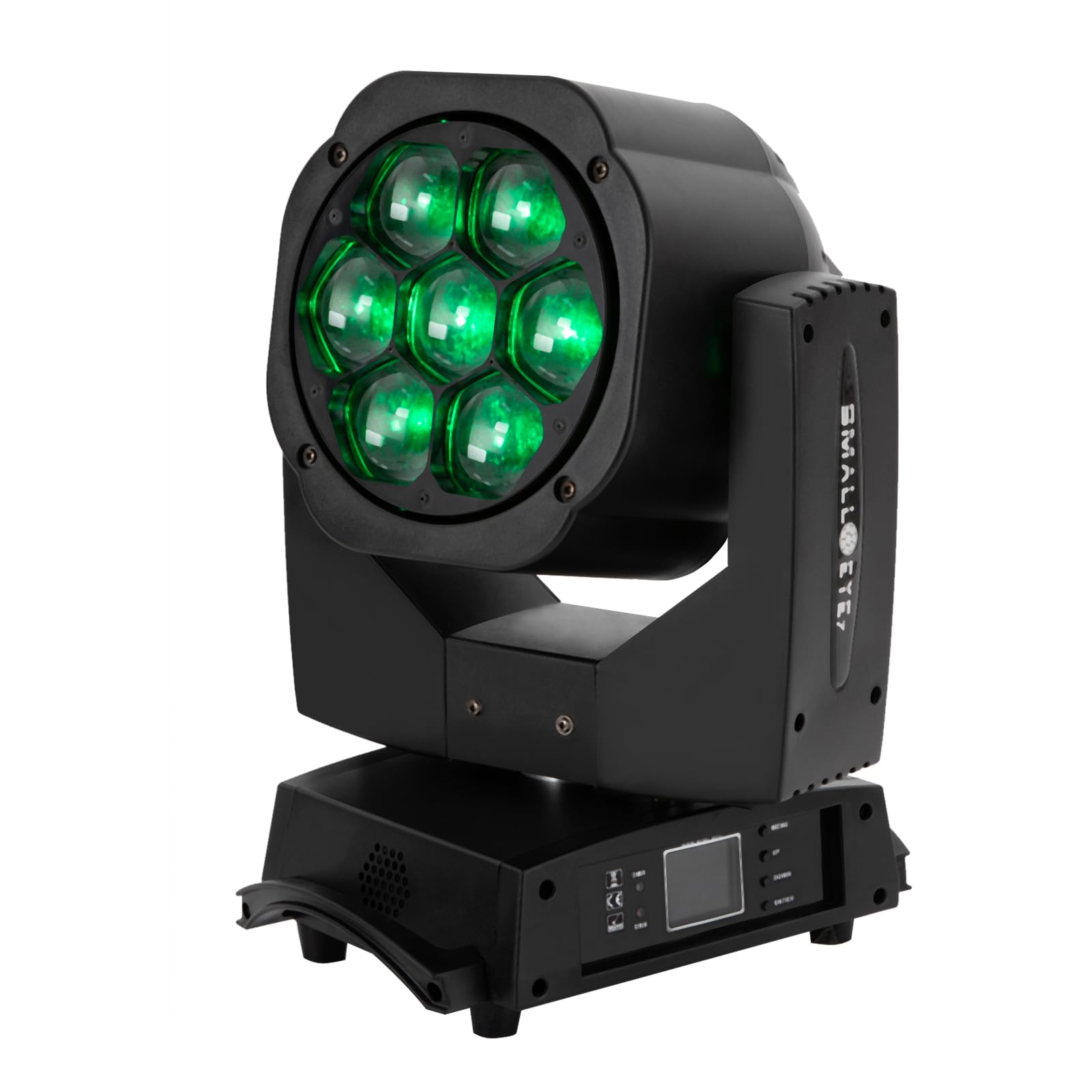 TBVECHI 7x15W LED Stage Moving Head Light - RGBW 4-in-1 Bee Eye DMX Moving Stage Lighting for DJ, Disco, Bar, Club & Home Party | Professional Stage Performance & Event Lighting Solution