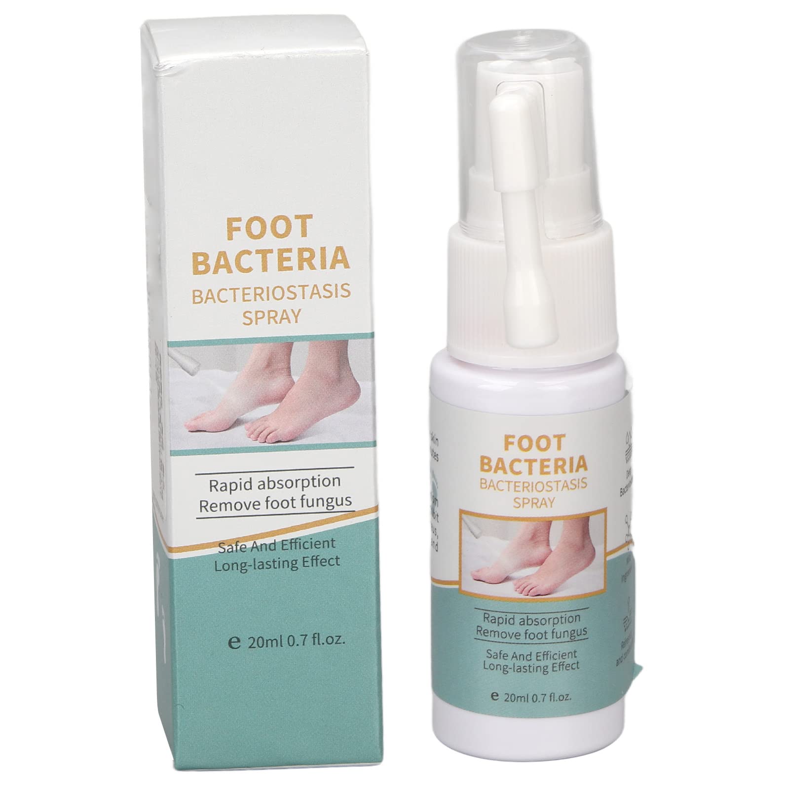 20ml Mild Foot Treatment Spray - Gentle Peeling & Odor Control for Soft Feet | Perfect for Pedicures, Cracked Heels & At-Home Foot Care