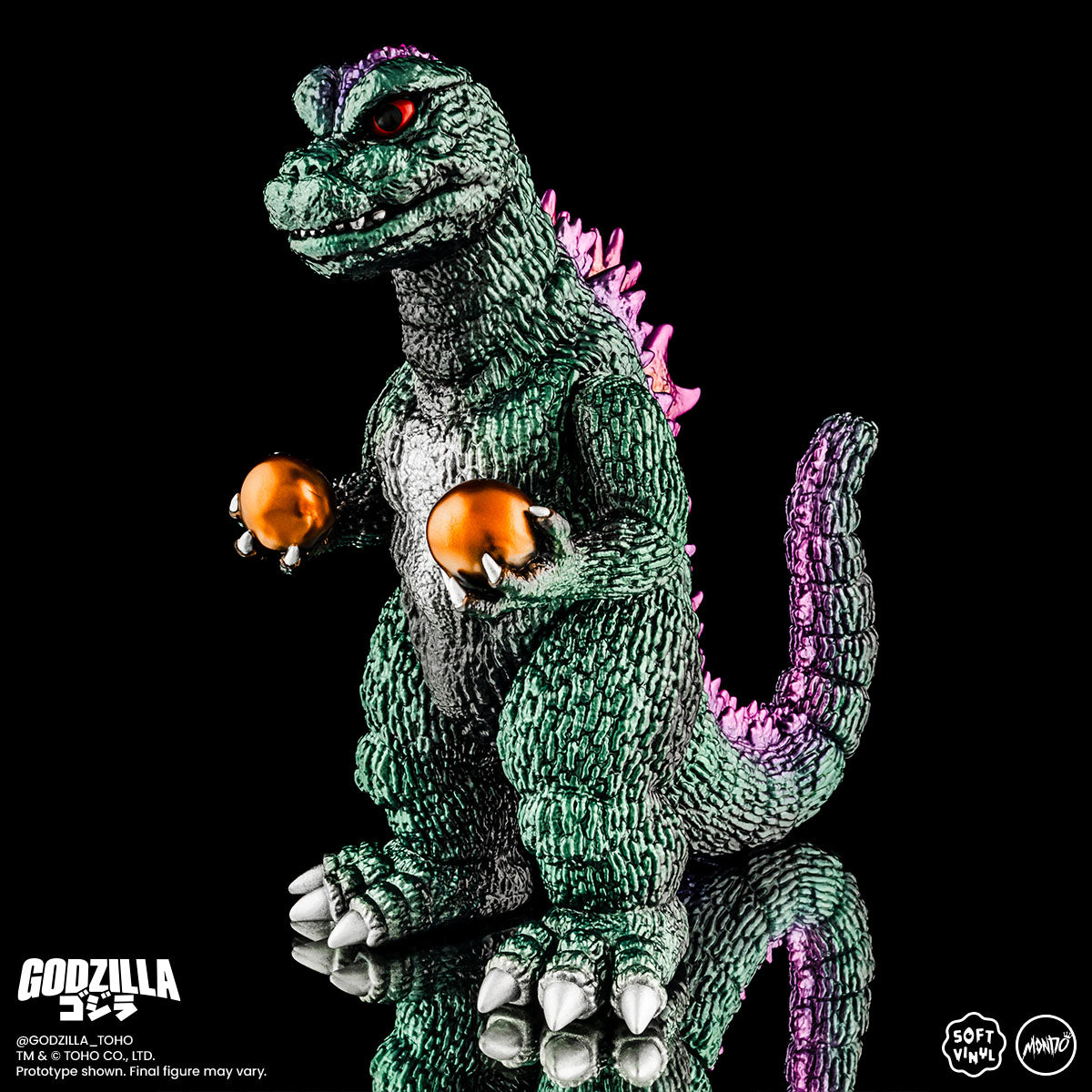Godzilla vs Hedorah Soft Vinyl Figure Set - Limited Edition Oil Slick Variant - Japanese Kaiju Collectible for Display & Home Decor