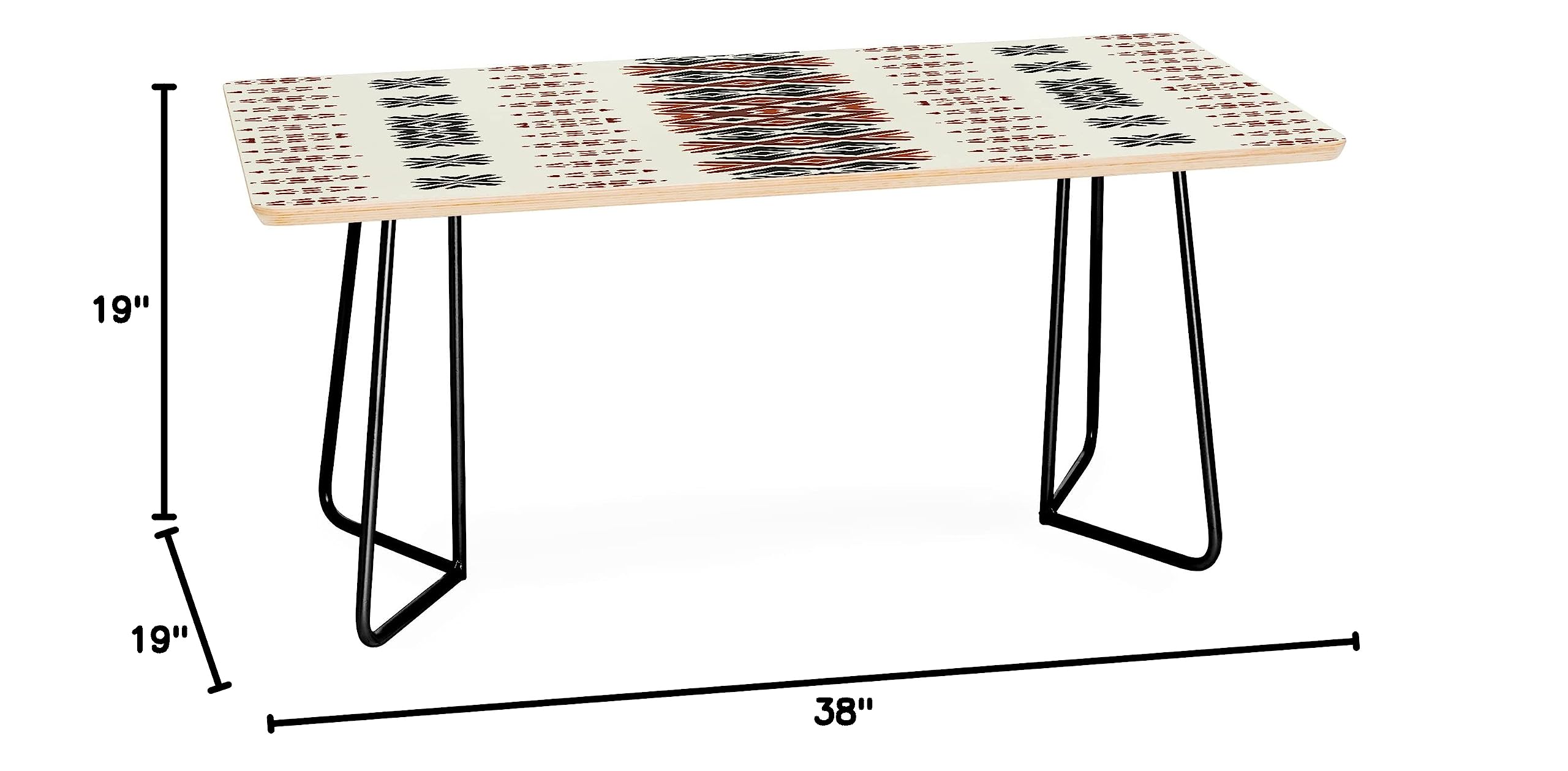 Deny Designs Sheila Wenzel-Ganny Western Tribal Geo Coffee Table - 38