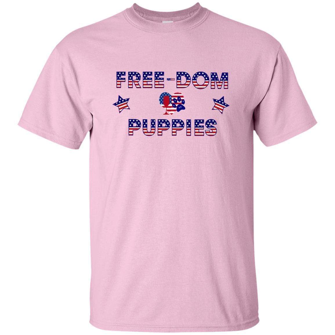 WineyBitches.Co Free Dom Puppies Ultra Soft Cotton T-Shirt - Comfortable Casual Wear for Dog Lovers, Pet Owners & Fun Outfits