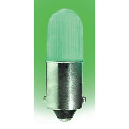 Mini LED Lamp T3 1/4 BA9S Base - Green Light Bulb for Automotive, Marine, and Home Decoration Lighting