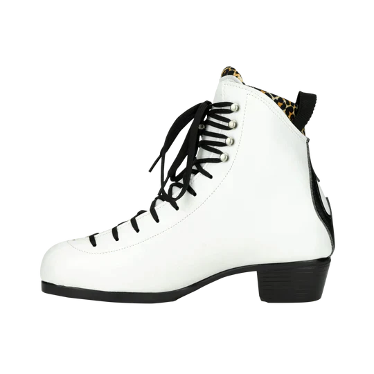 Moxi Jack 2 Vegan White Roller Skate Boots for Women - Size 8 | Outdoor & Indoor Skating, Rink, Park, Fitness & Casual Wear