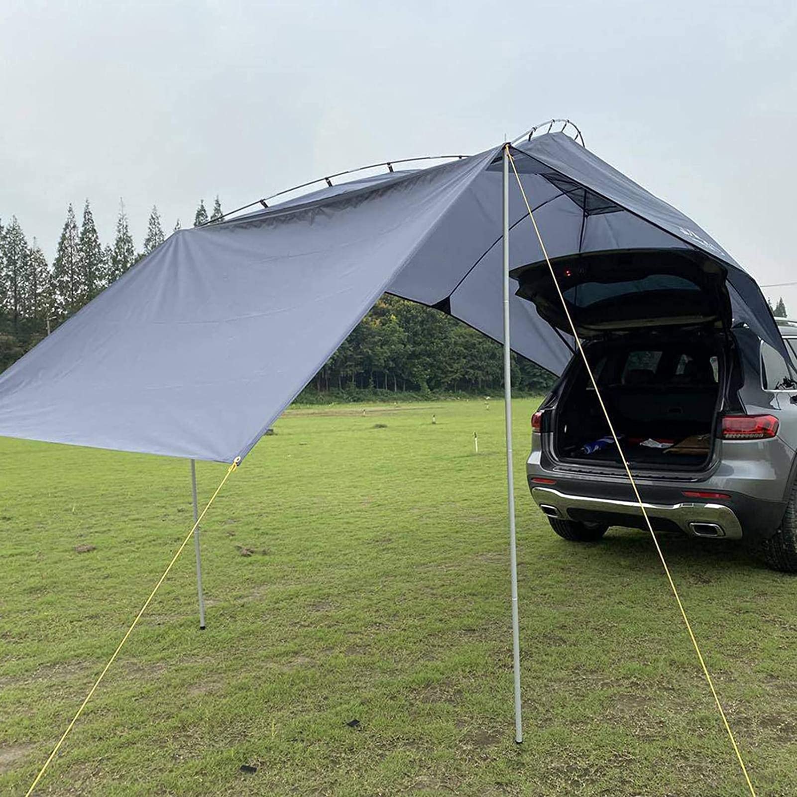 Portable SUV Car Rear Tent - Outdoor Camping Shelter for Beach, Picnics & Road Trips | Waterproof Auto Sun Shade & Awning for Trailers, Trucks & Camper Vans | Perfect for Beach Camping, Tailgating & Outdoor Adventures