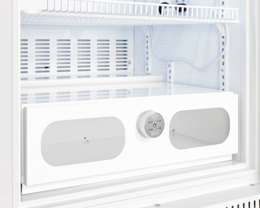 Secure Accucold Interior Storage Compartment with Lock - LockBoxWKit for Home, Office & Travel Organization