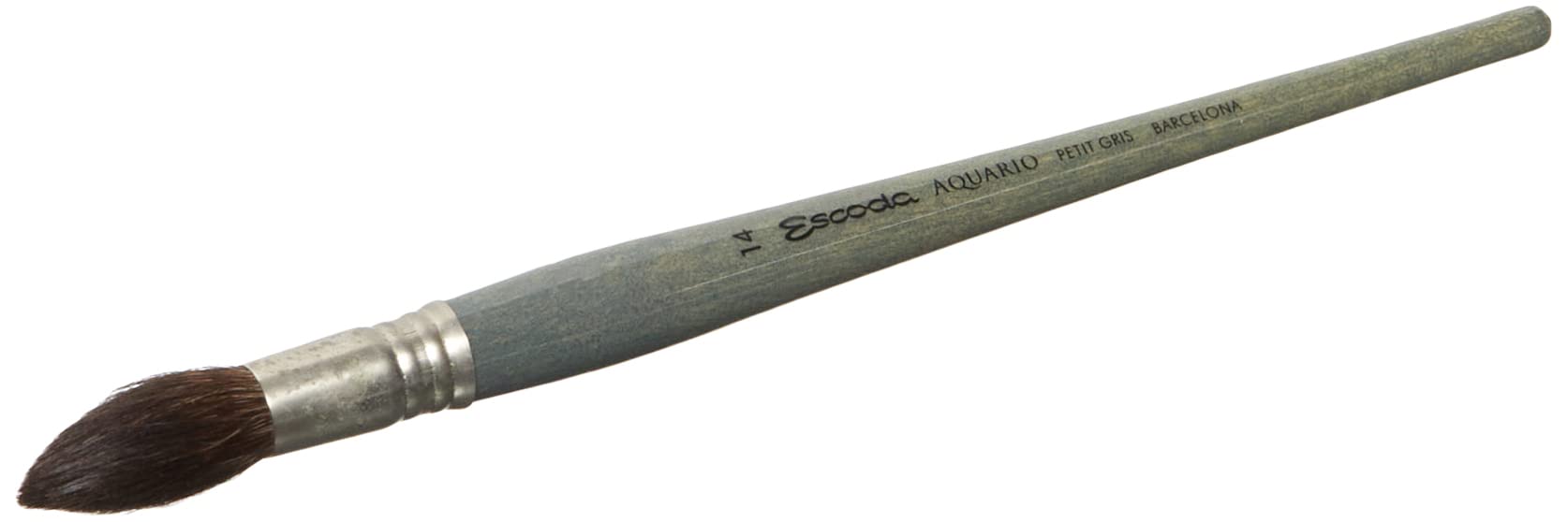 Escoda Aquario Series 1130 Artist Brush - Natural Squirrel Hair Round Mop Size 14 for Watercolor & Acrylic Painting - Perfect for Detail Work, Miniature Art & Wet-on-Wet Techniques