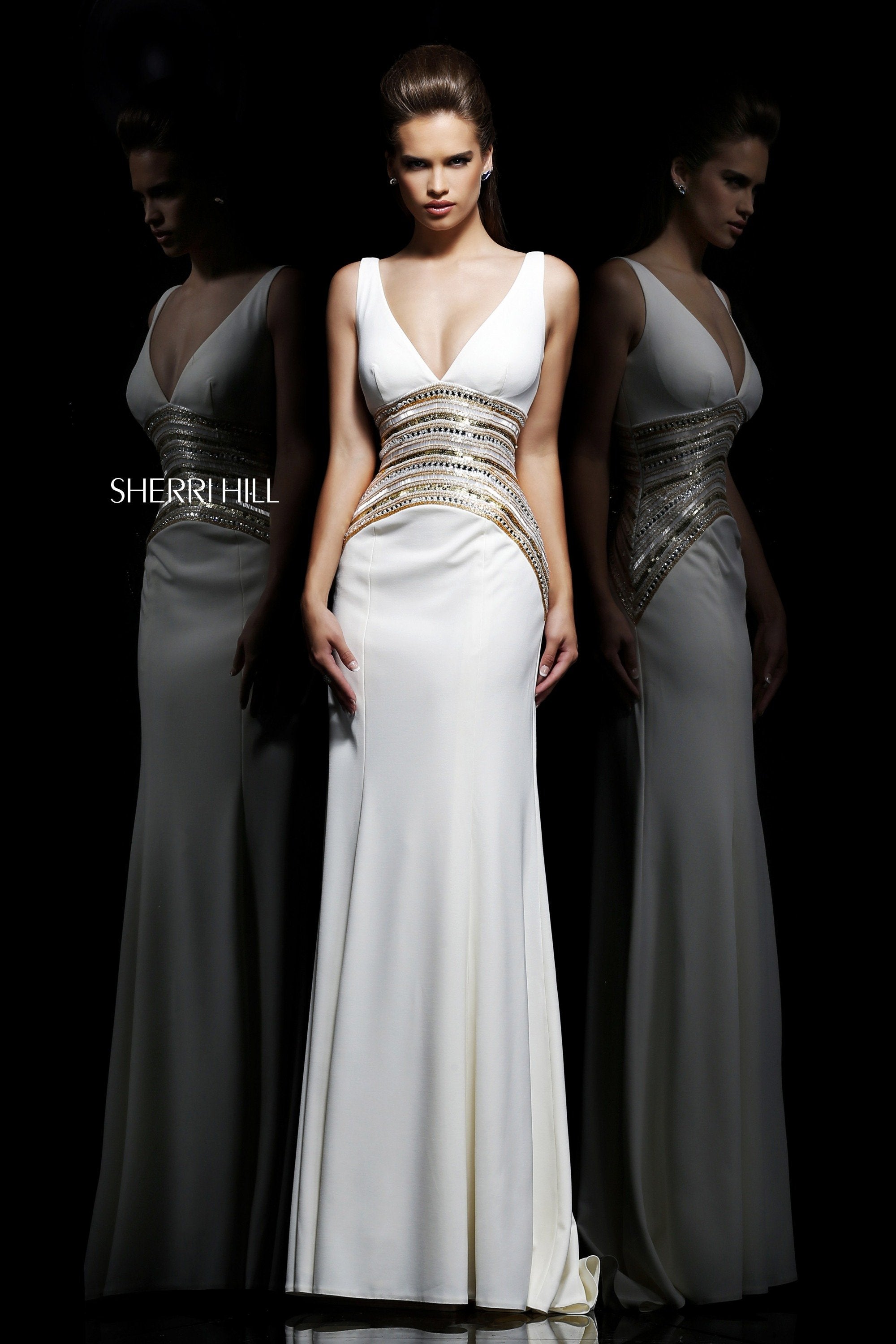white/gold